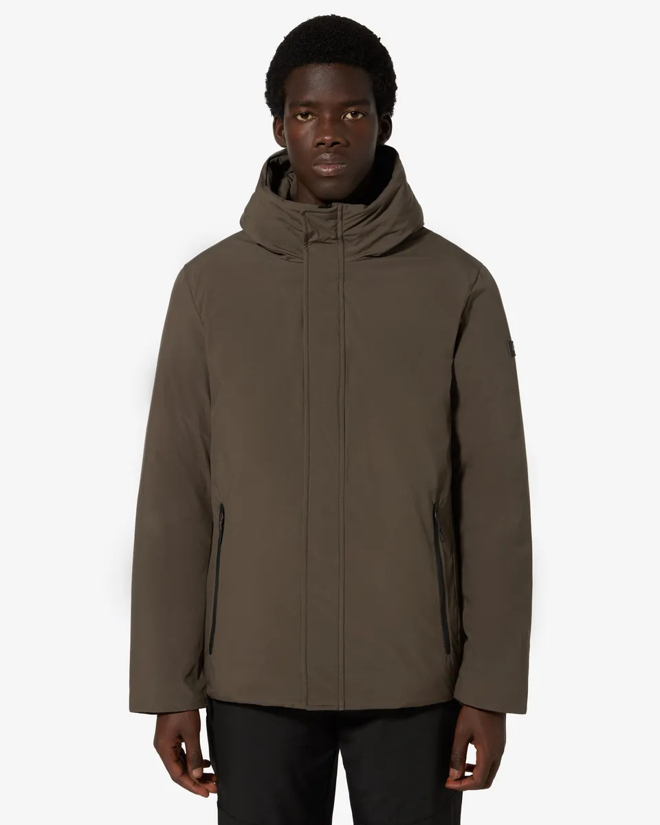 australian-soft-shell-jacket-con-cappuccio-deep-army image 1