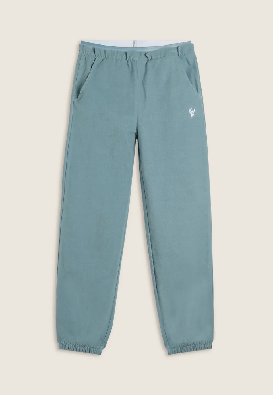 freddy-pantaloni-bambina-in-velluto-a-coste-con-elastico-in-vita image 1