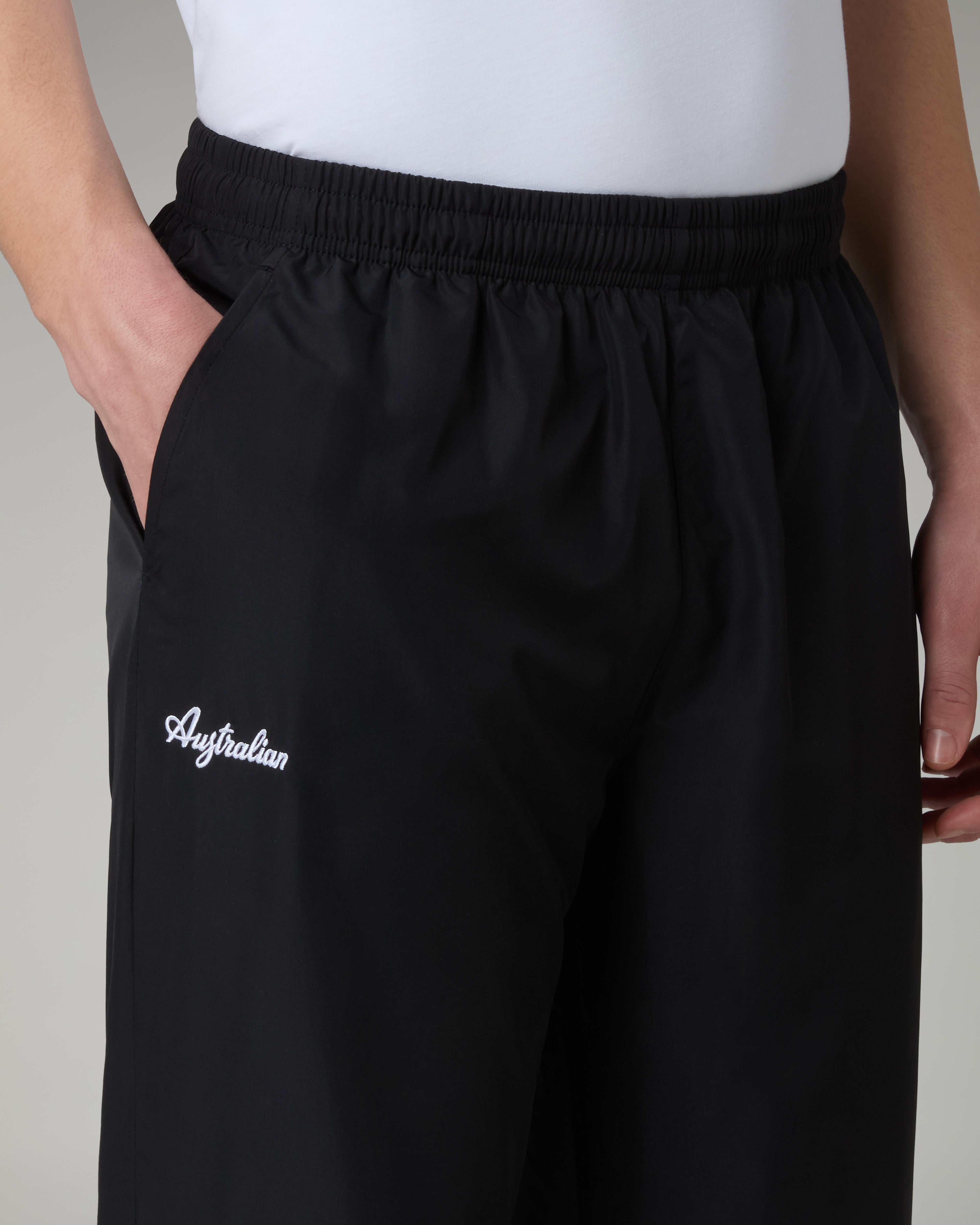 australian-posh-prime-tuta-uomo-nero-giacca-full-zip-pantalone-smash image 7