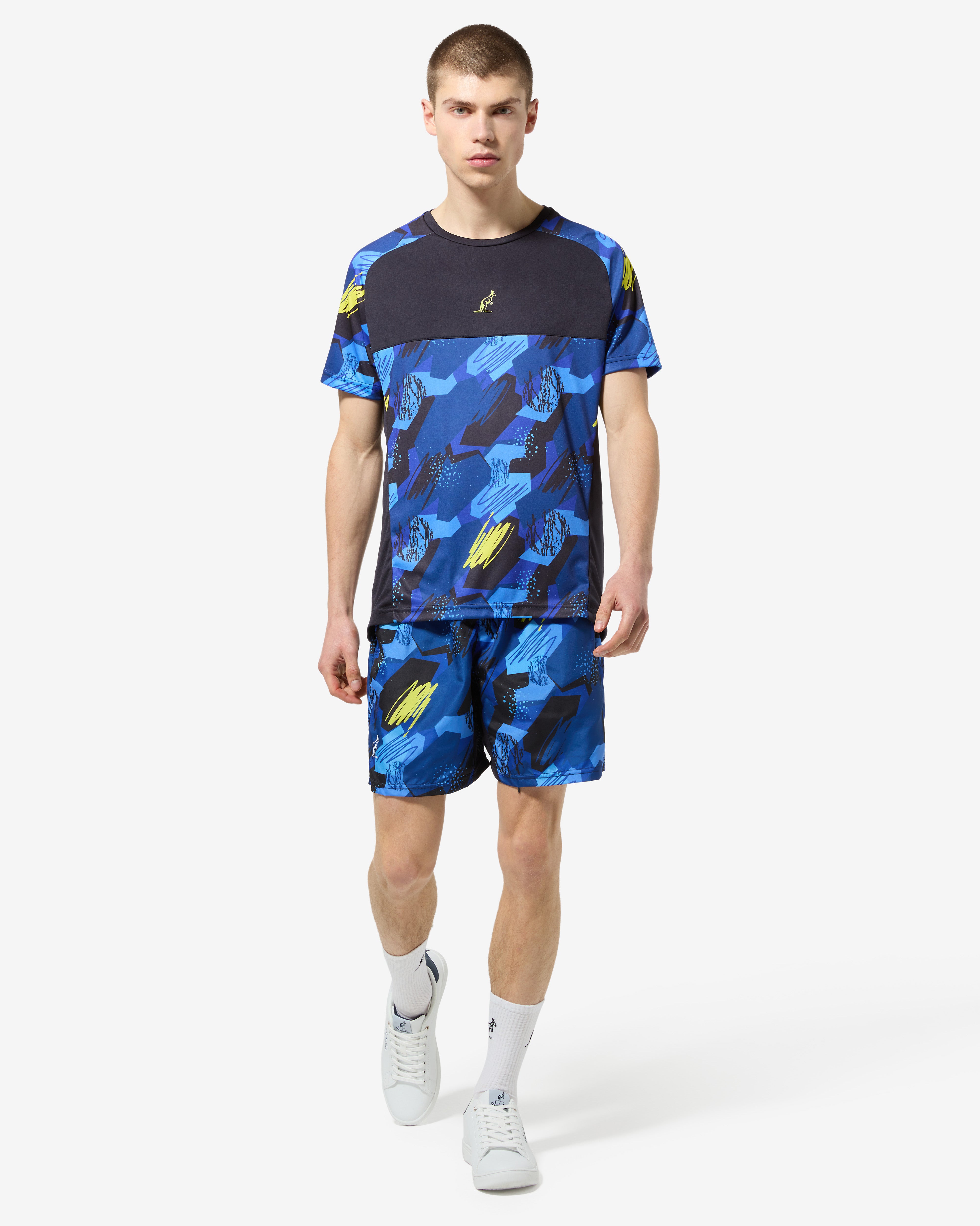 australian-scribble-short-pantaloncino-tennis-stampa-blu-navy image 2