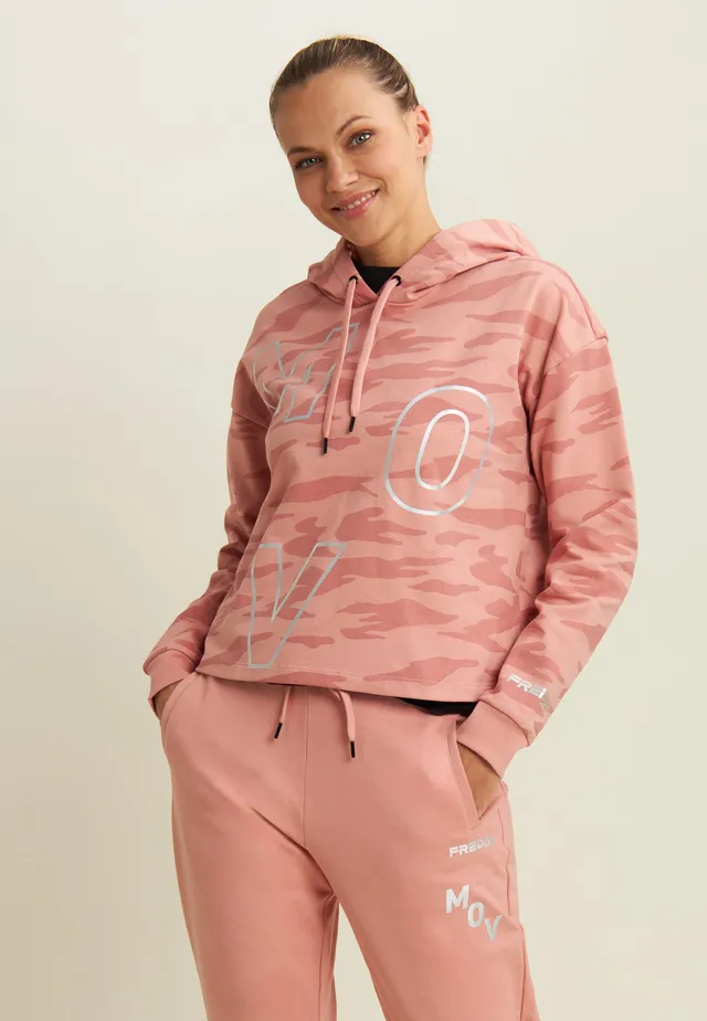 freddy-mov-felpa-donna-cropped-camouflage-con-cappuccio image 1