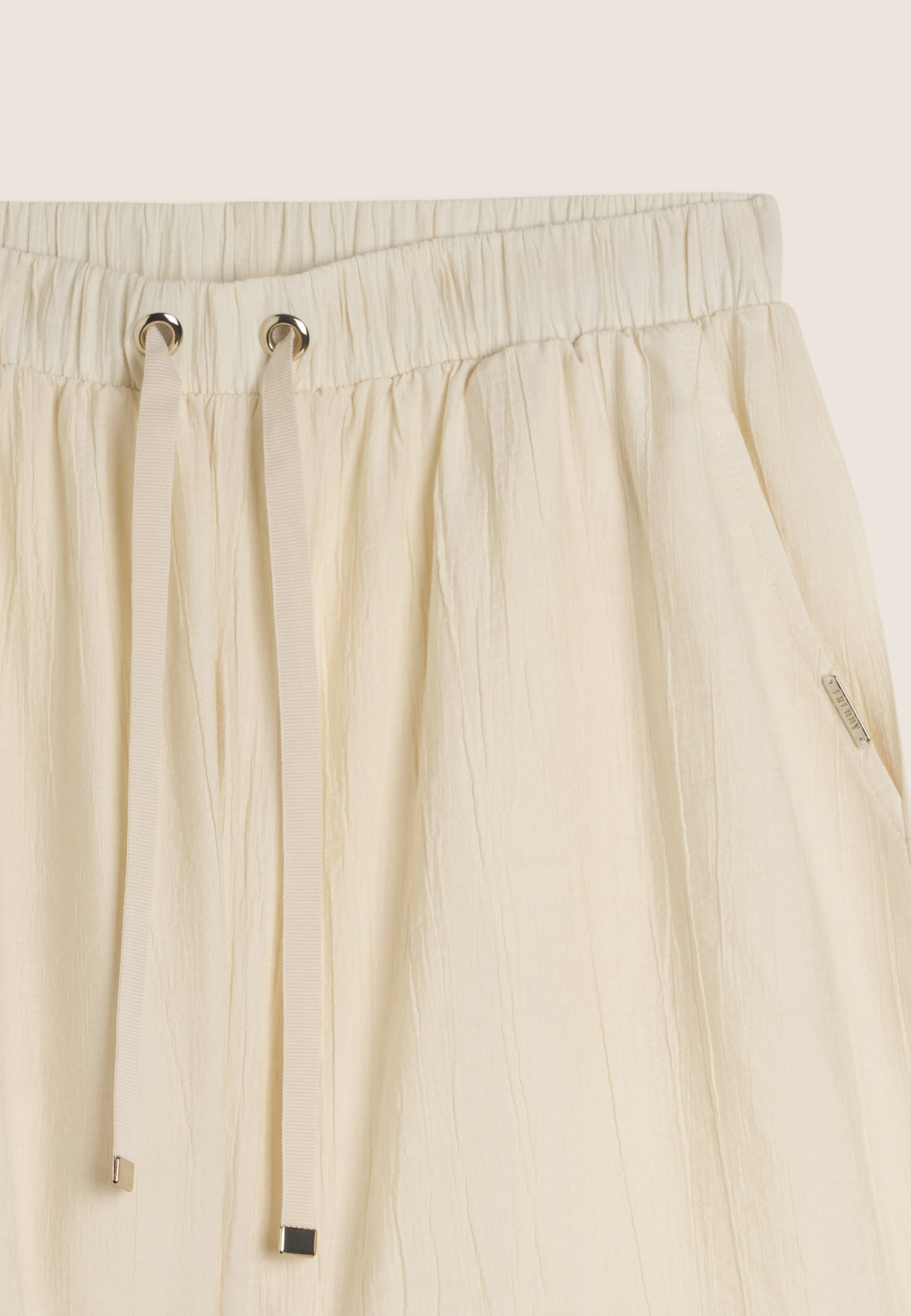 freddy-pantaloni-corti-donna-wide-leg-in-tessuto-crinkle image 7