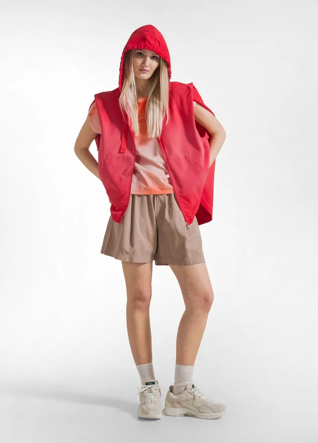 deha-shorts-in-twill-di-lyocell-marrone image 1