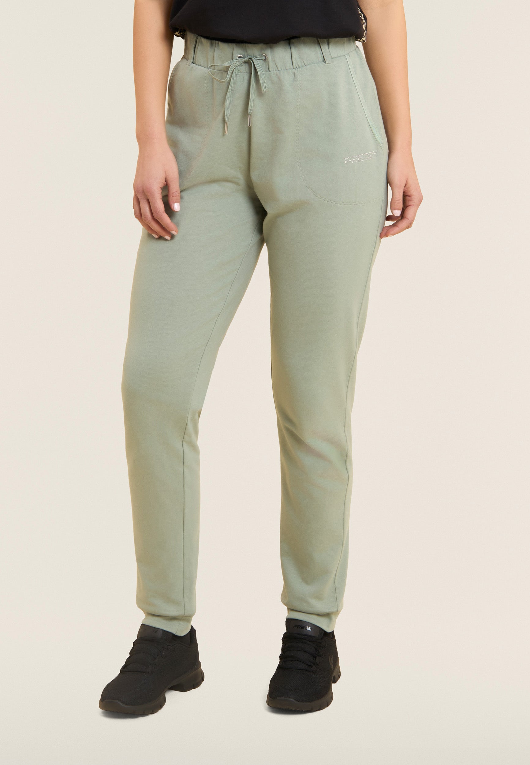 freddy-pantaloni-sportivi-jersey-pesante-con-coulisse-e-polsini image 1