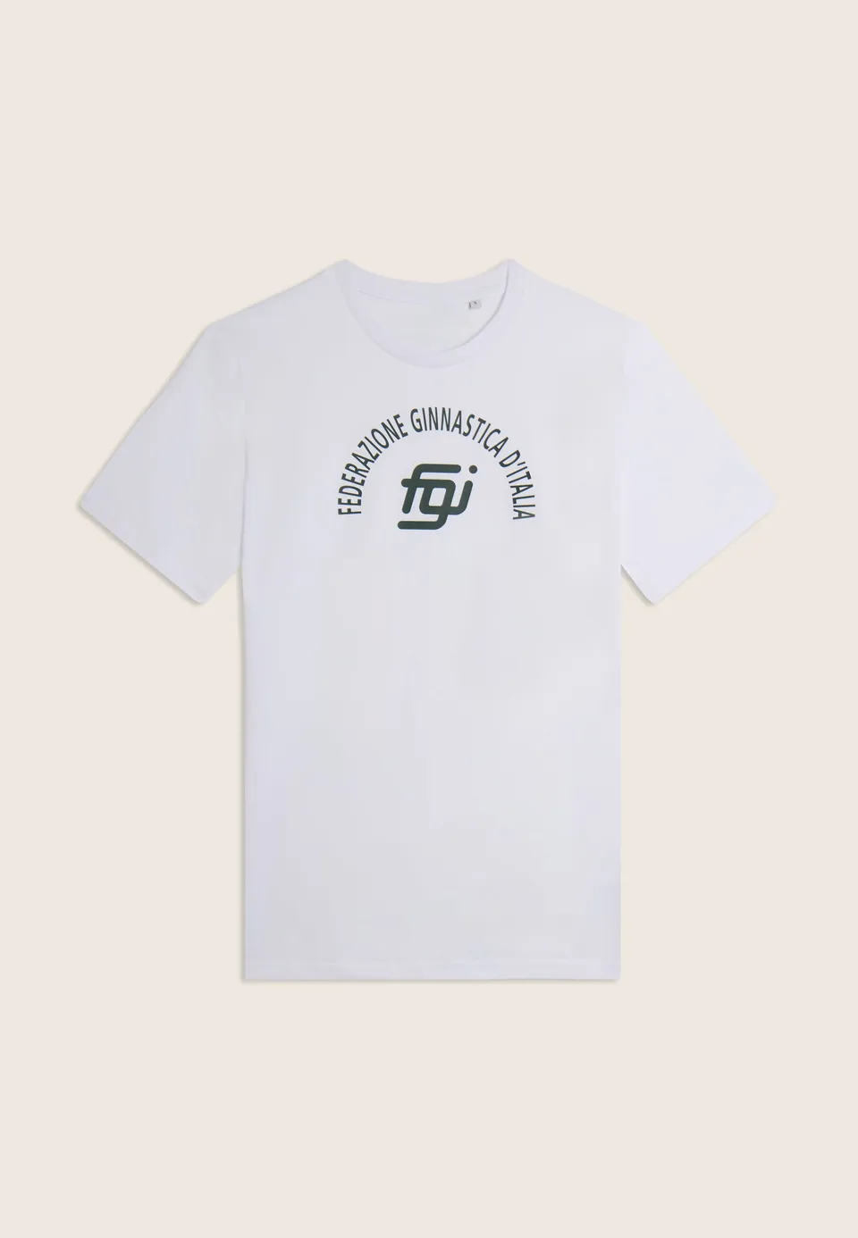 freddy-t-shirt-unisex-federazione-ginnastica-d-italia-logo-centrale-100-cotone image 1