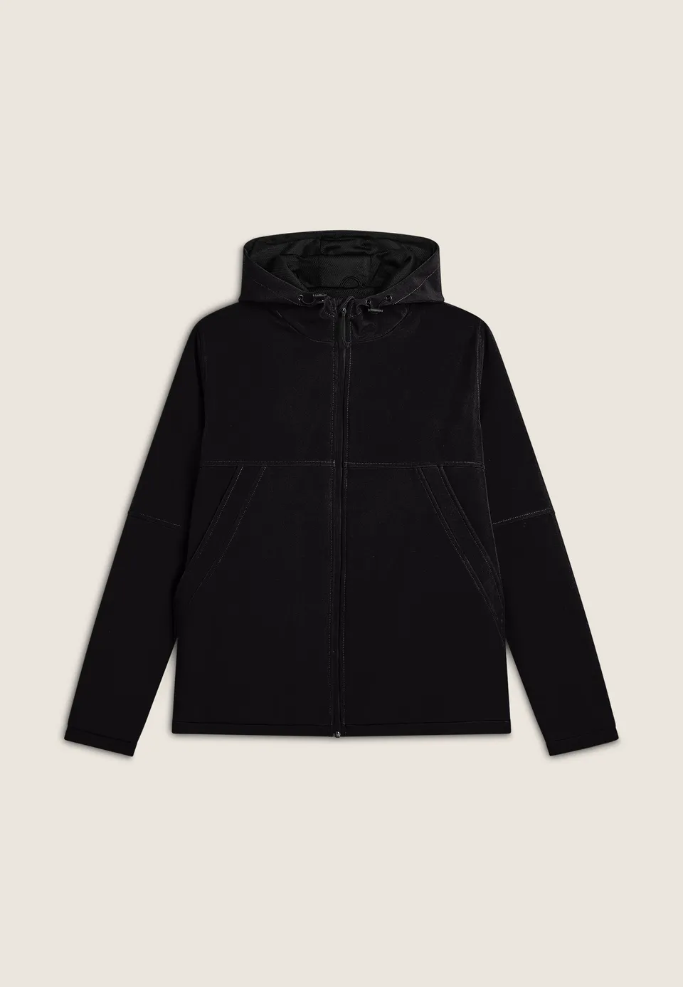 freddy-giacca-uomo-regular-fit-in-nylon-soft-shell-con-cappuccio image 1