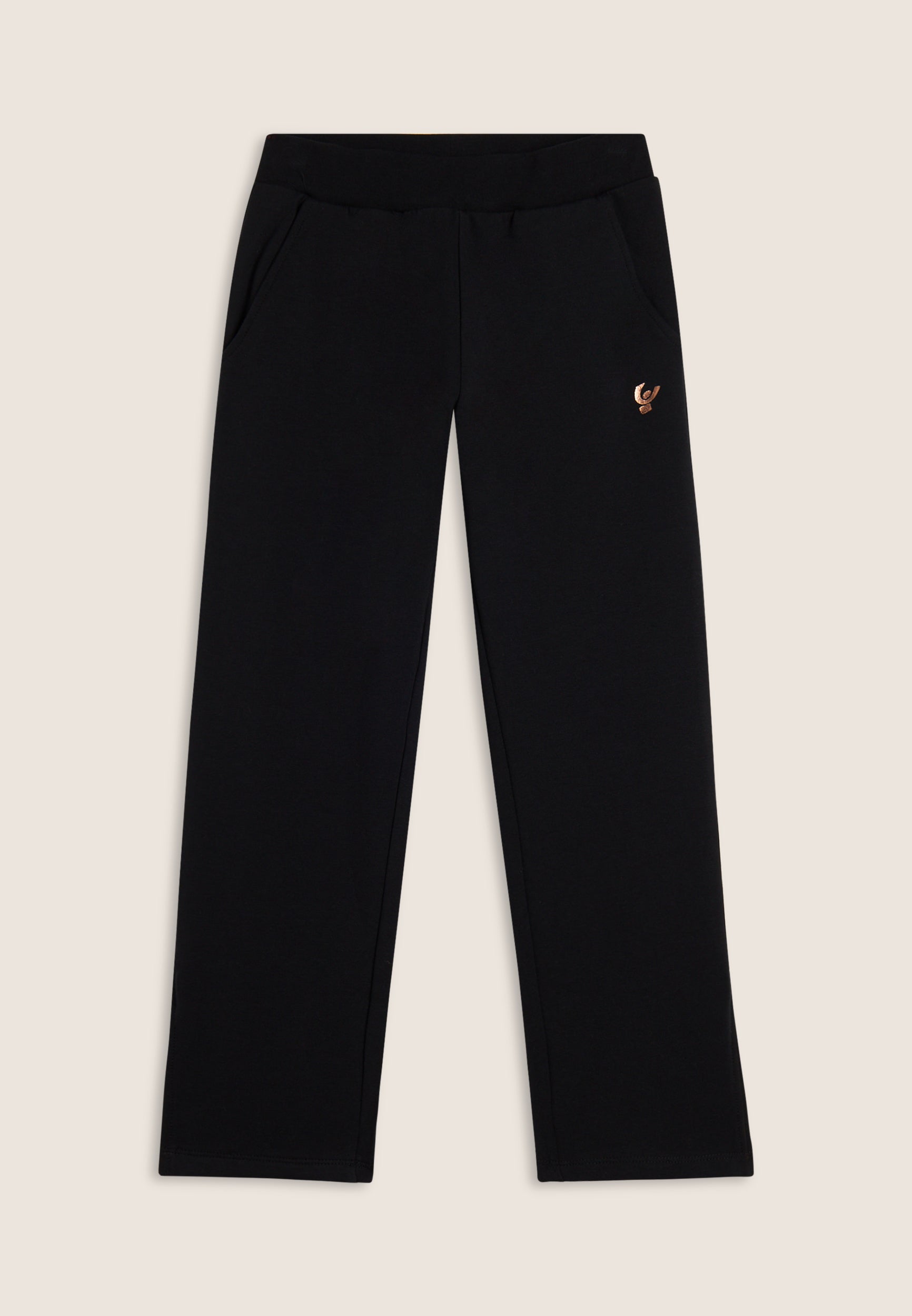 freddy-pantaloni-sportivi-bambina-a-gamba-ampia-in-cotone-elasticizzato image 1