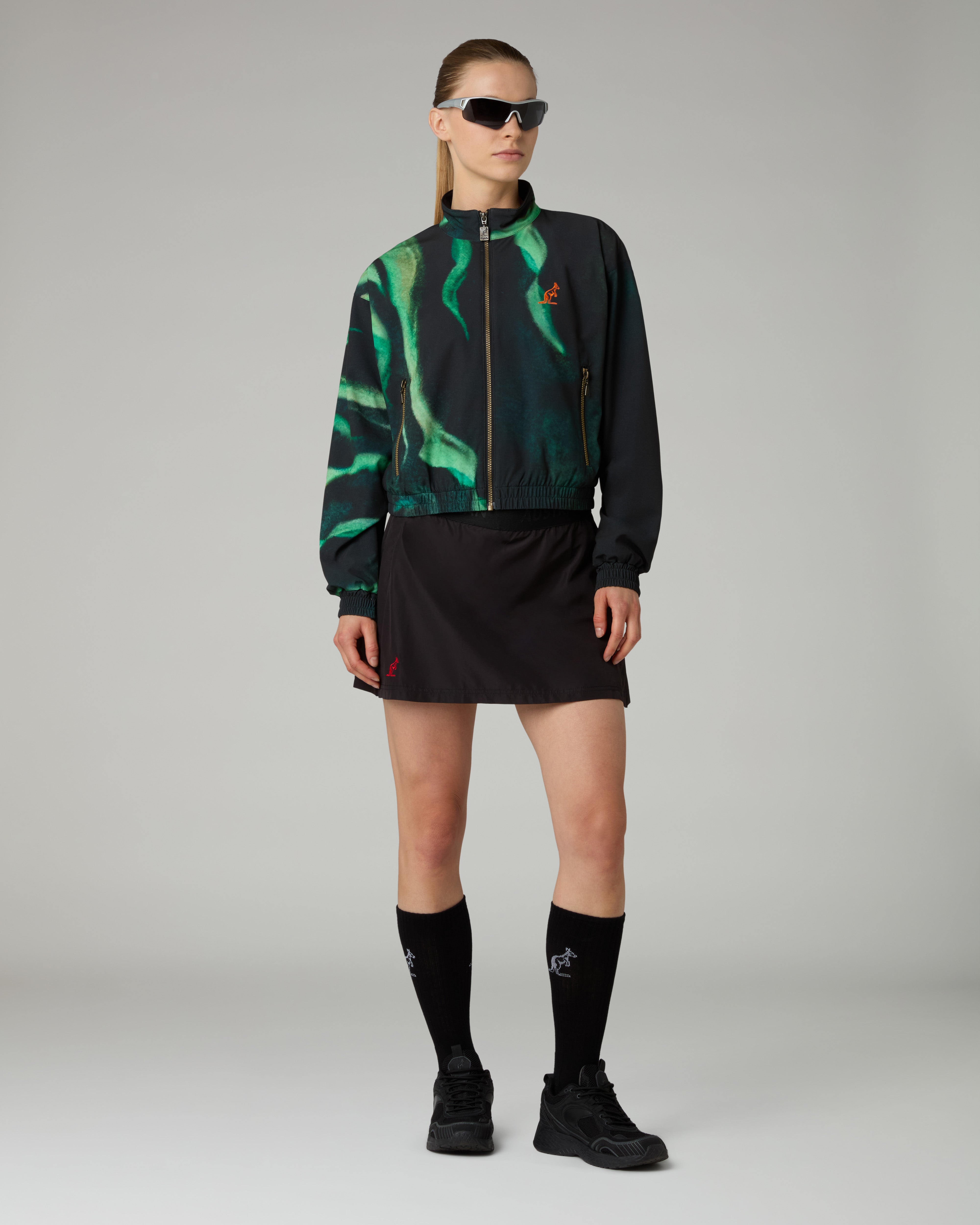 australian-blanca-track-jacket-giacca-bi-elastica-nera-cropped image 2