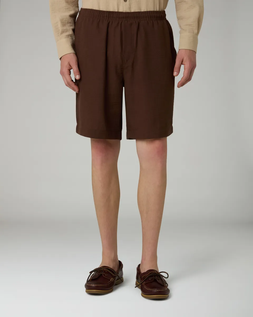 australian-doric-light-short-short-canvas-cacao image 1