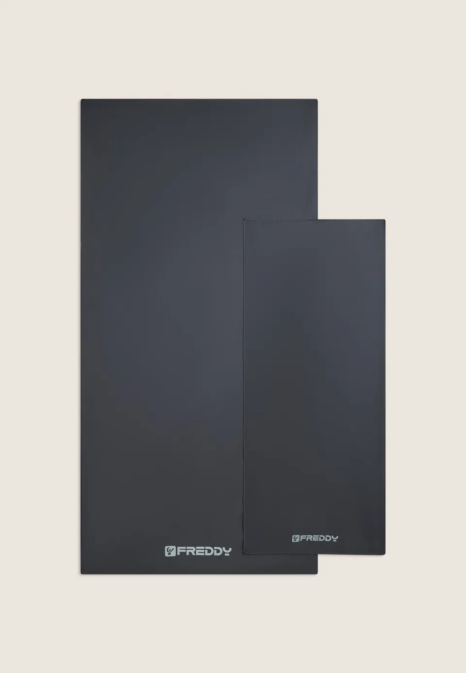 freddy-set-2-asciugamani-microfibra-antracite-70x140-40x100-cm image 1