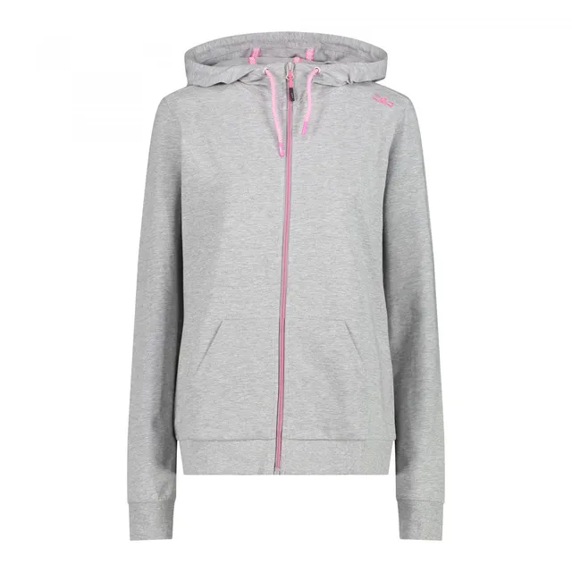 cmp-rigel-giacca-melange-elasticizzata-da-donna-con-cappuccio-fisso image 1