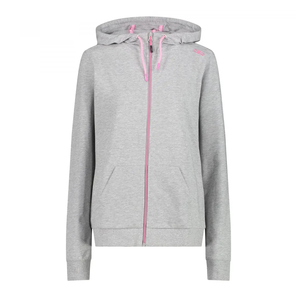 cmp-rigel-giacca-melange-elasticizzata-da-donna-con-cappuccio-fisso image 1