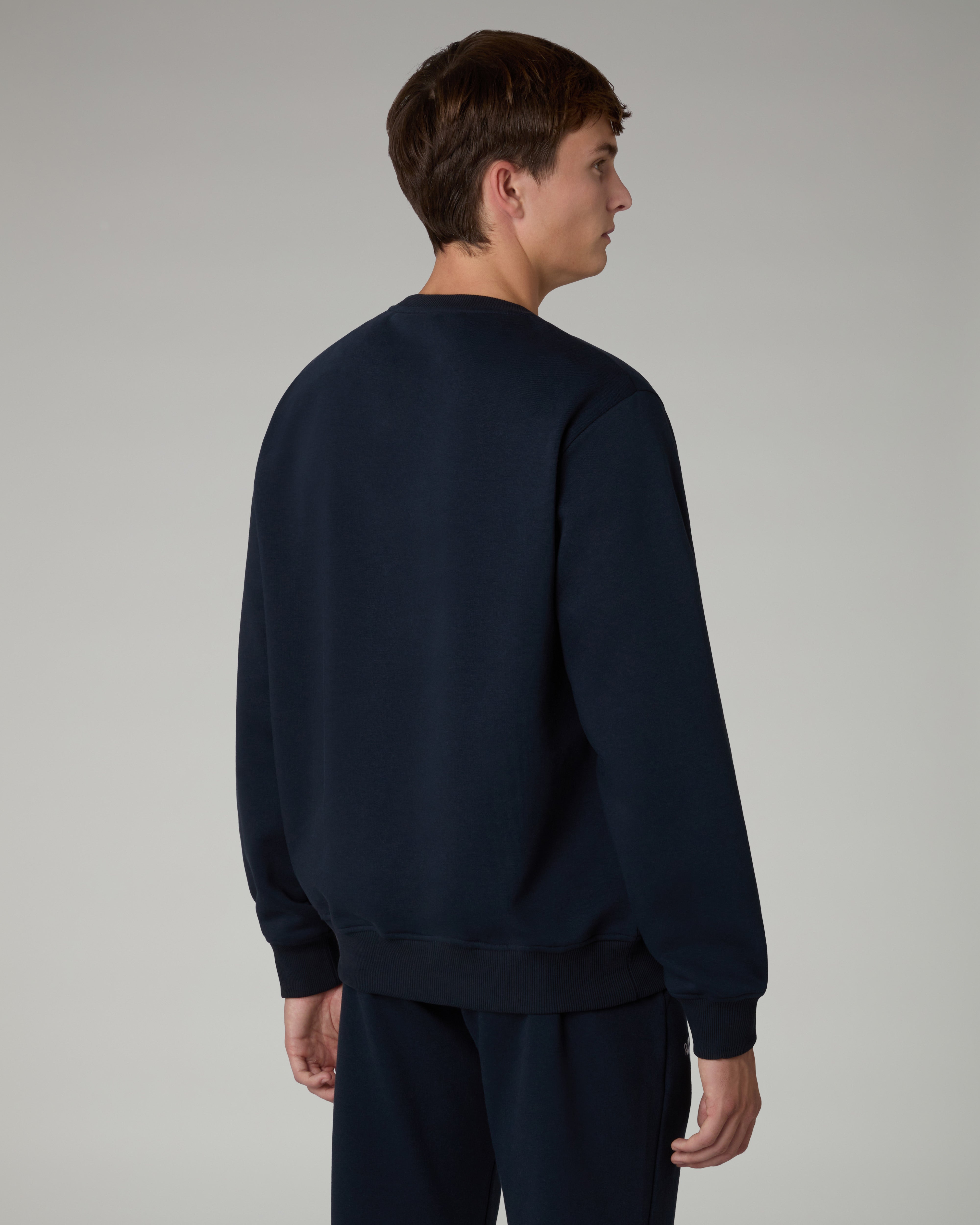 australian-tennis-club-felpa-girocollo-court-blu-navy image 3