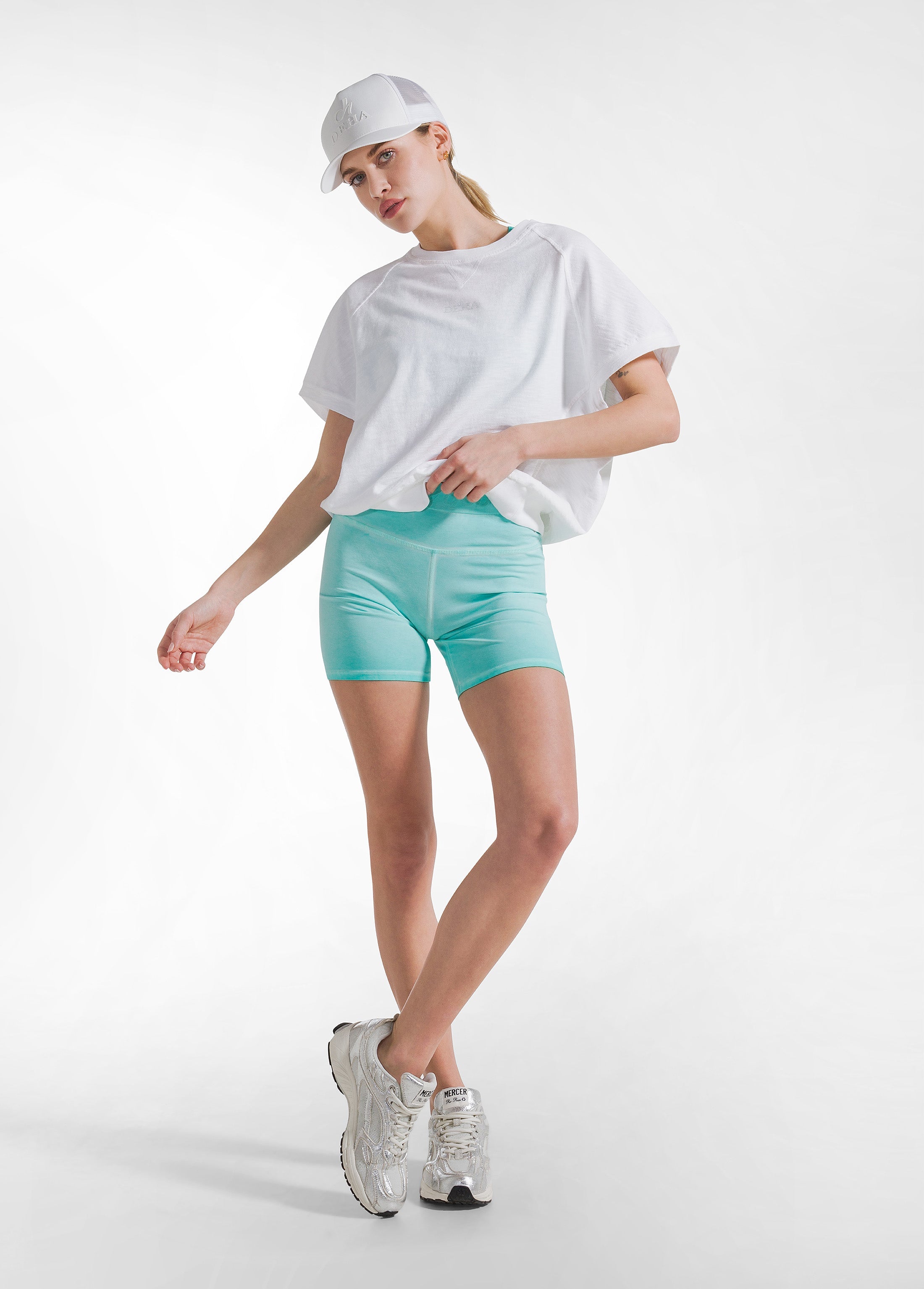 deha-d42664-gilet-in-cotone-fiammato-bianco image 4