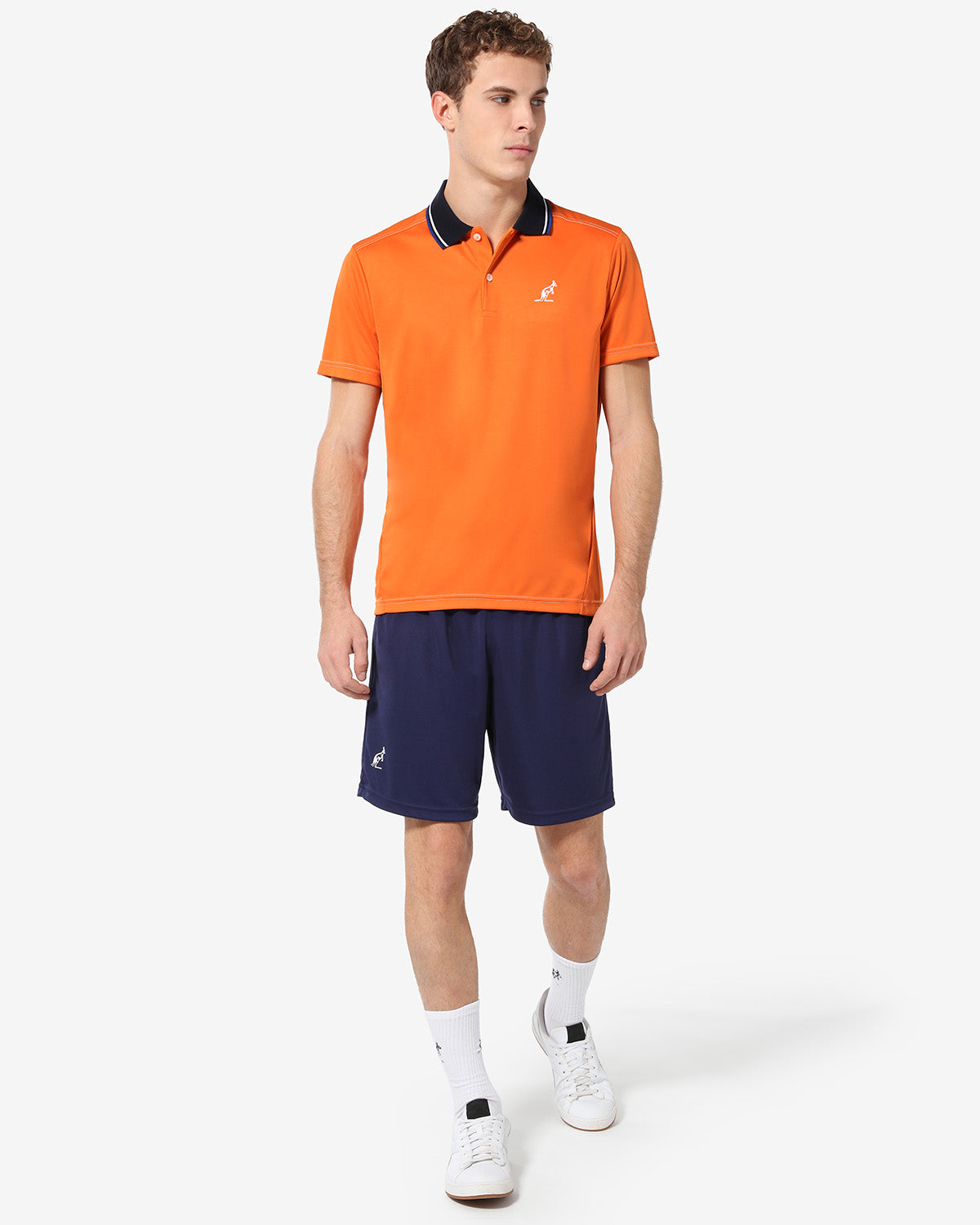 australian-tech-ace-polo-tennis-arancio-acceso image 2