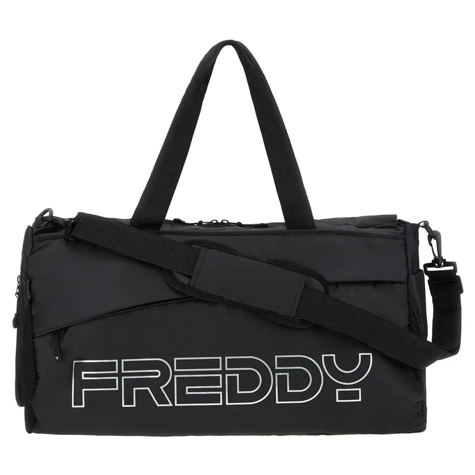 freddy-borsone-da-palestra-in-nylon-con-maxi-stampa-freddy-argento image 1