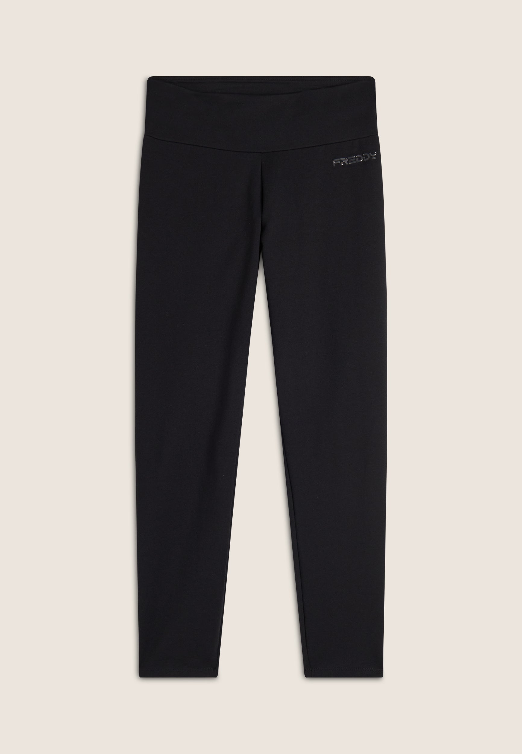 freddy-wr-up-leggings-in-felpa-garzata-con-logo-sul-fianco image 5