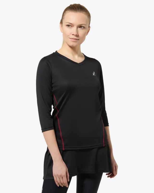 australian-court-3-4-t-shirt-nera-ace-traspirante image 1