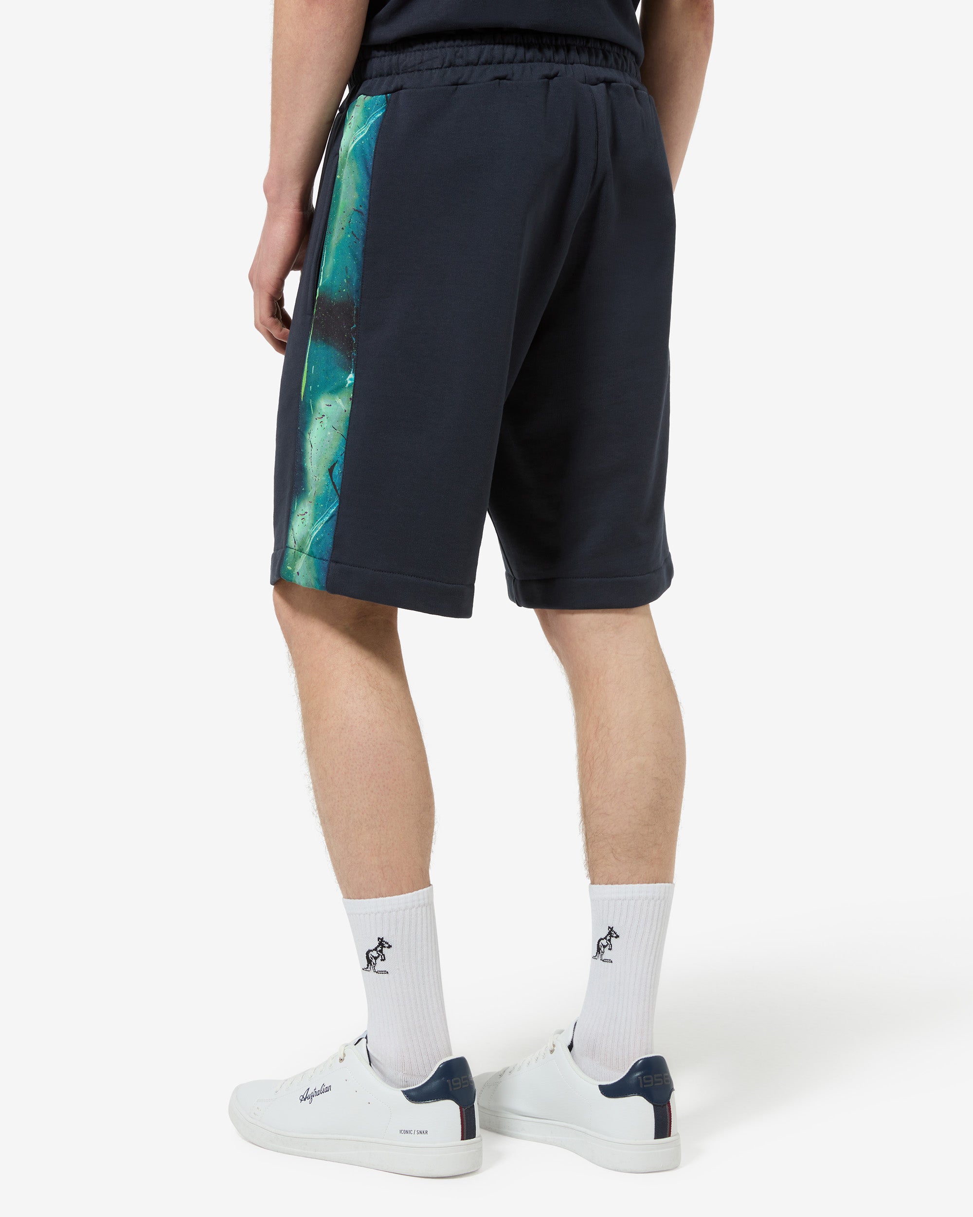 australian-file-short-blu-navy-in-felpa-garzata image 2