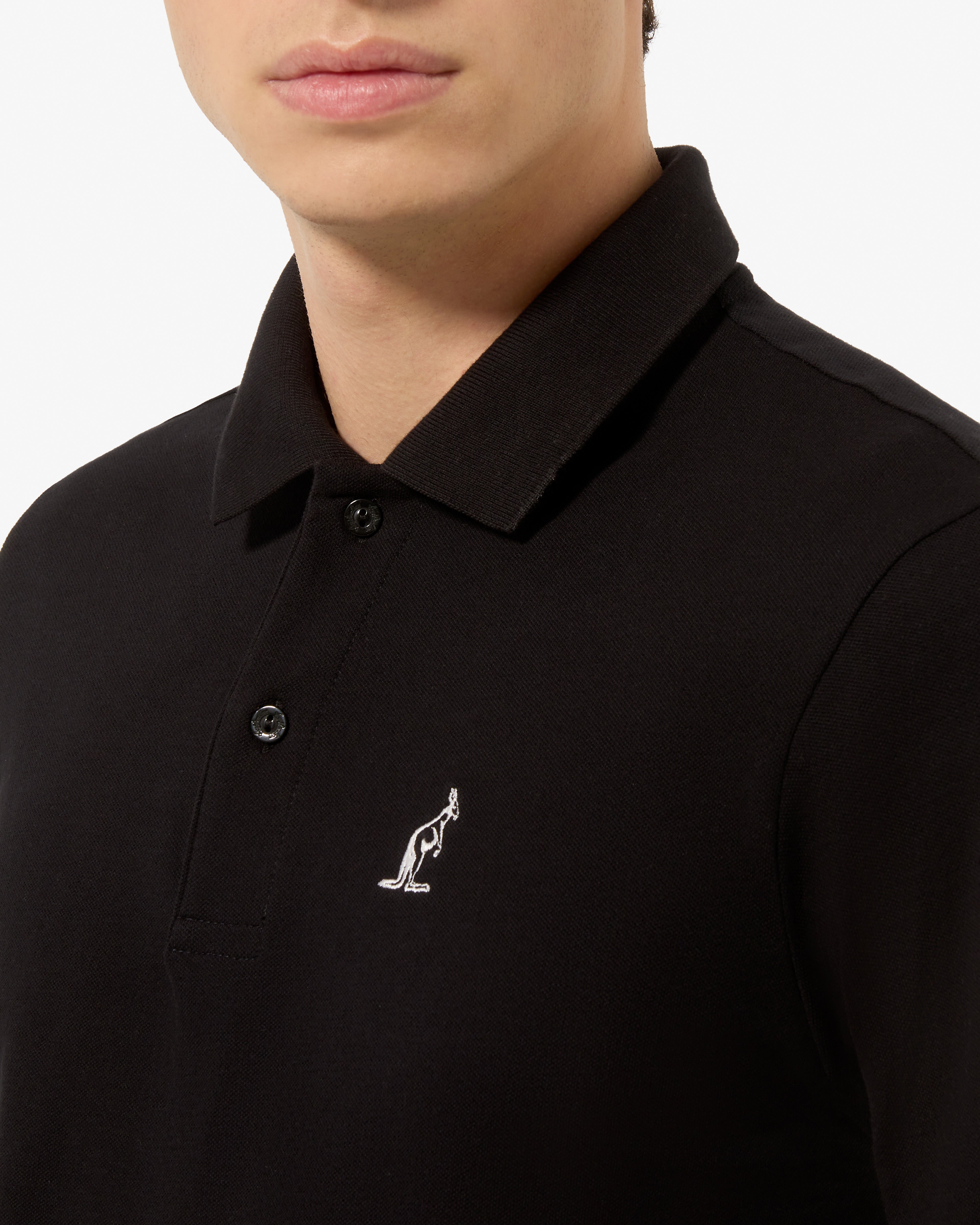 australian-collage-polo-shirt-nera-uomo image 4