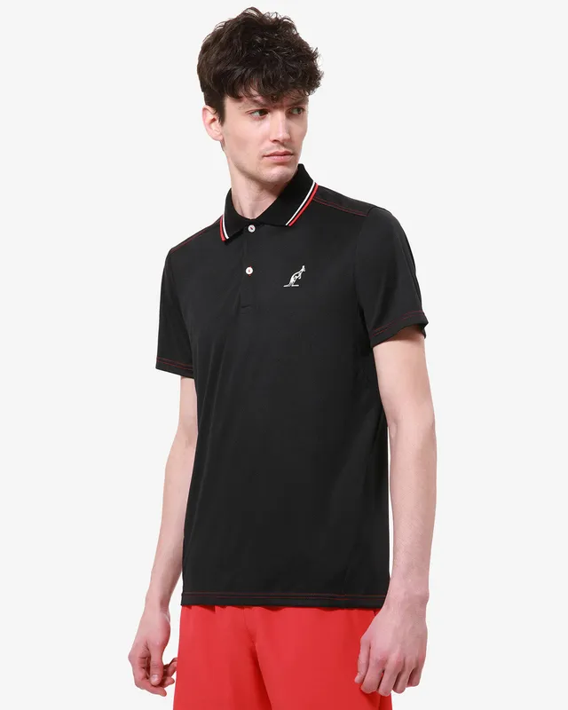 australian-tech-ace-polo-tennis-polo-uomo-tecnica-nera image 1