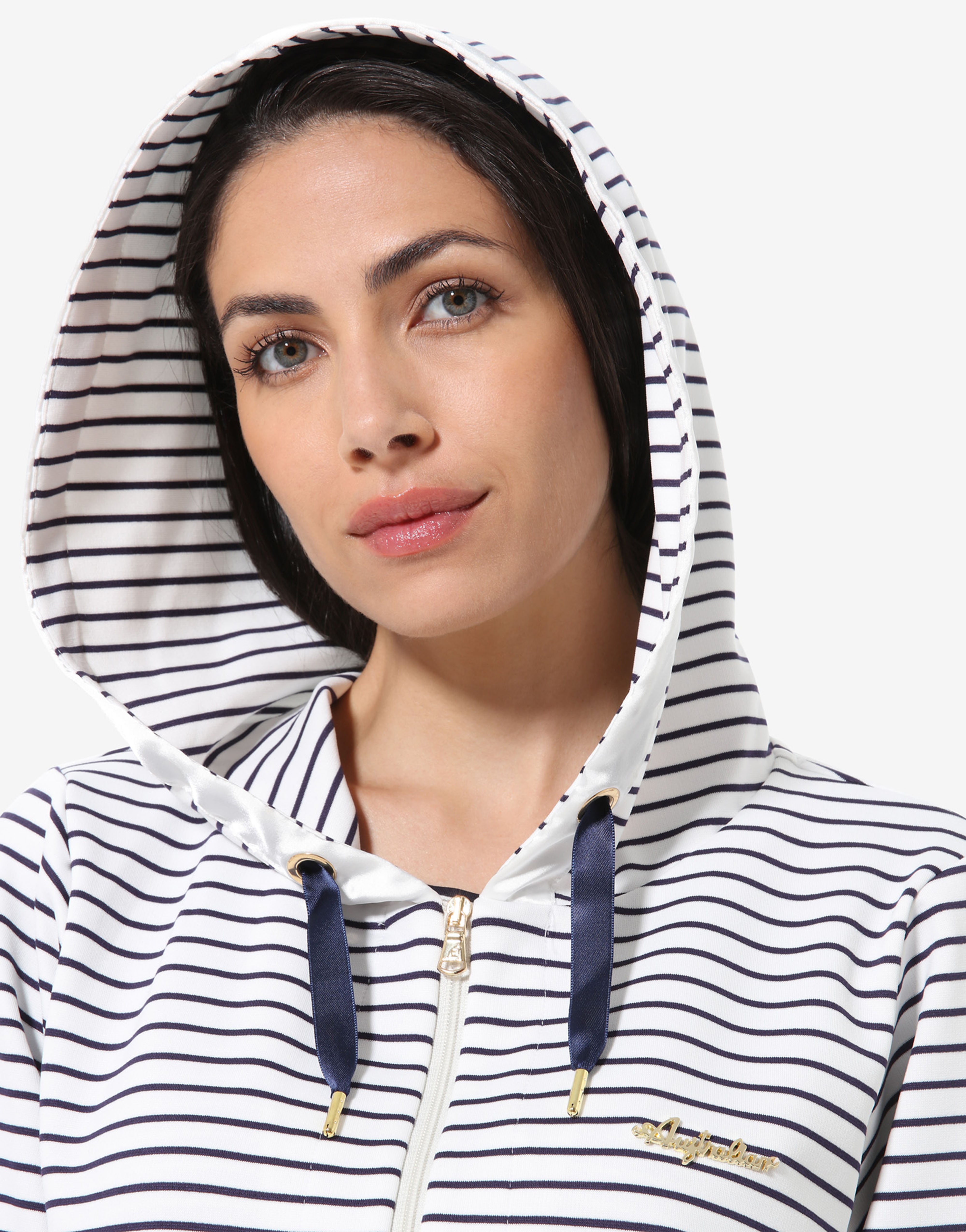 australian-striped-tracksuit-essential-tuta-blu-navy-in-poliviscosa image 3