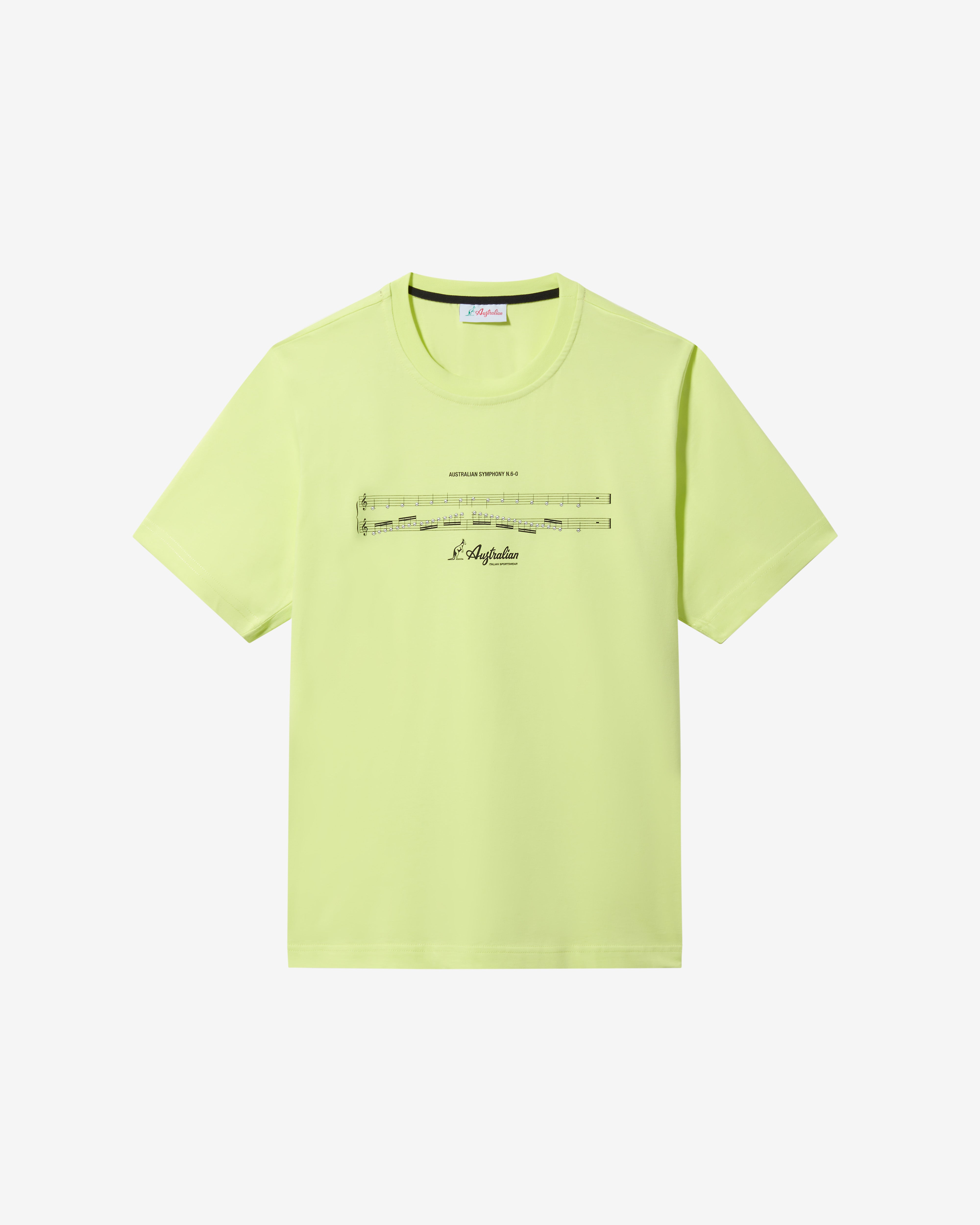 australian-symphony-t-shirt-t-shirt-cotone-lime-regular-fit image 4