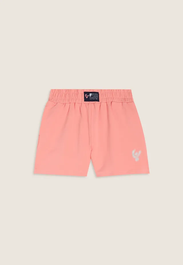 freddy-pantaloncini-bambina-in-cotone-elasticizzato-con-logo image 1