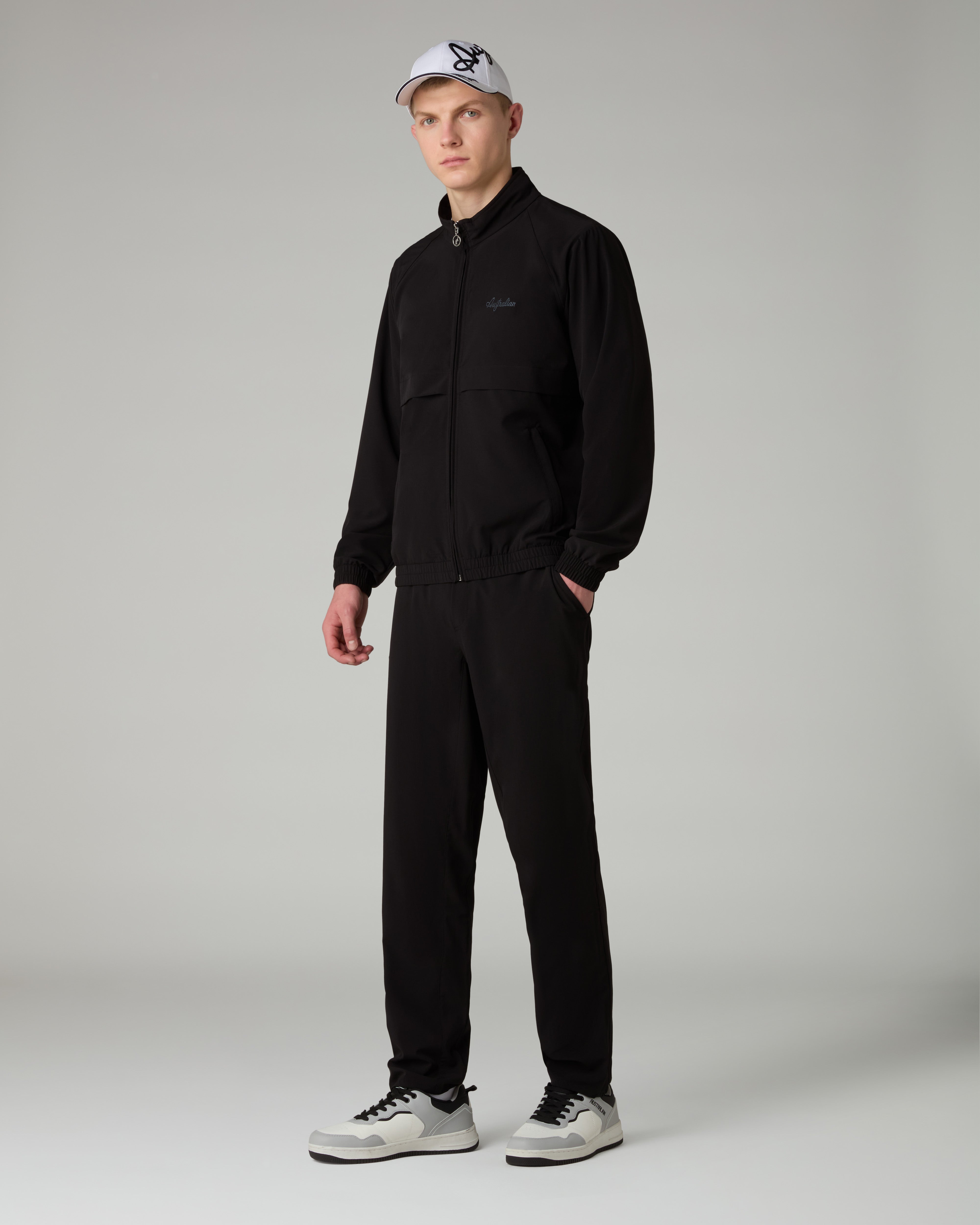 australian-doric-move-tracksuit-tuta-nera-bi-elastica-slam-sfoderata image 1