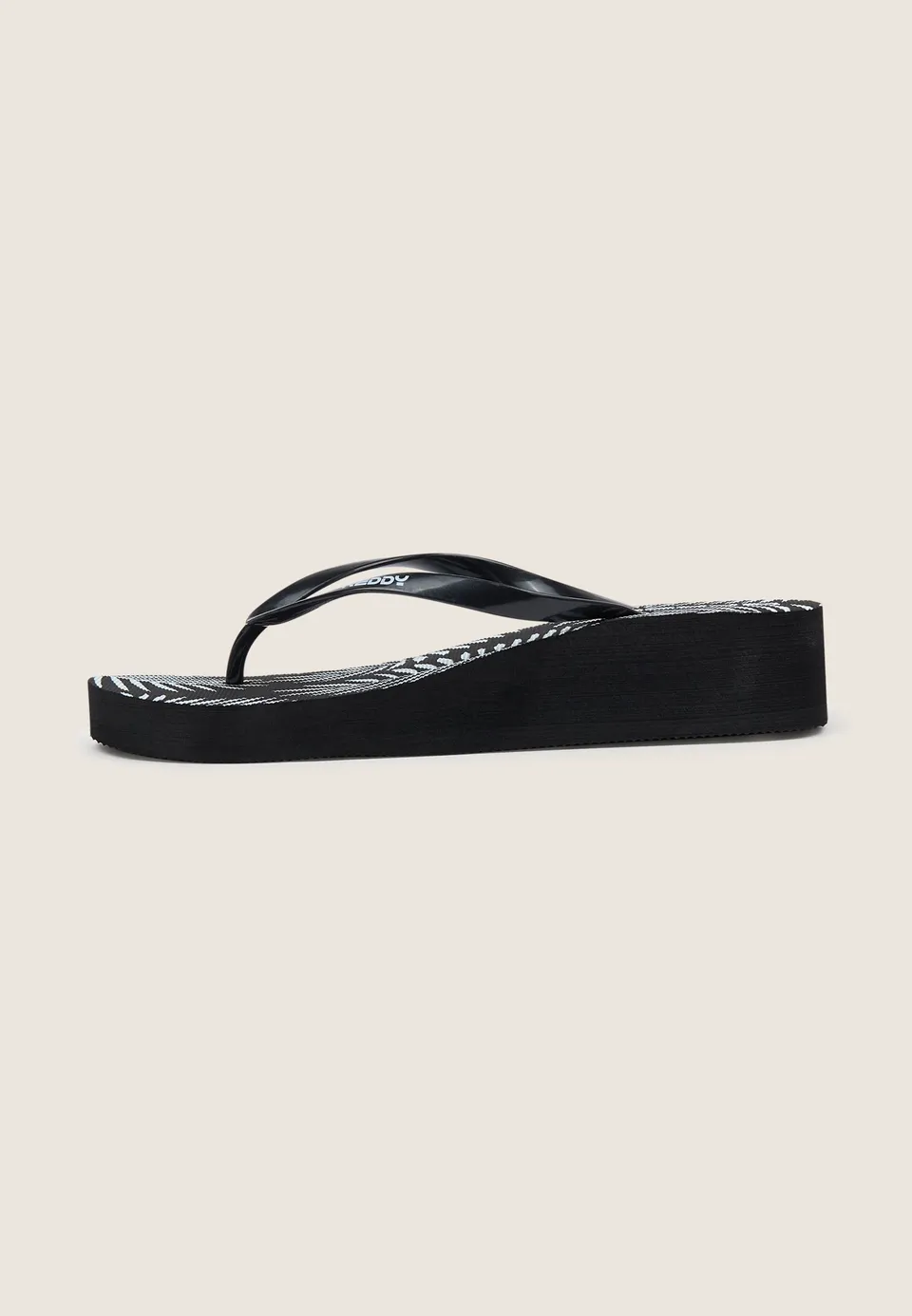 freddy-infradito-platform-donna-con-stampa-tropicale-e-loghi image 1