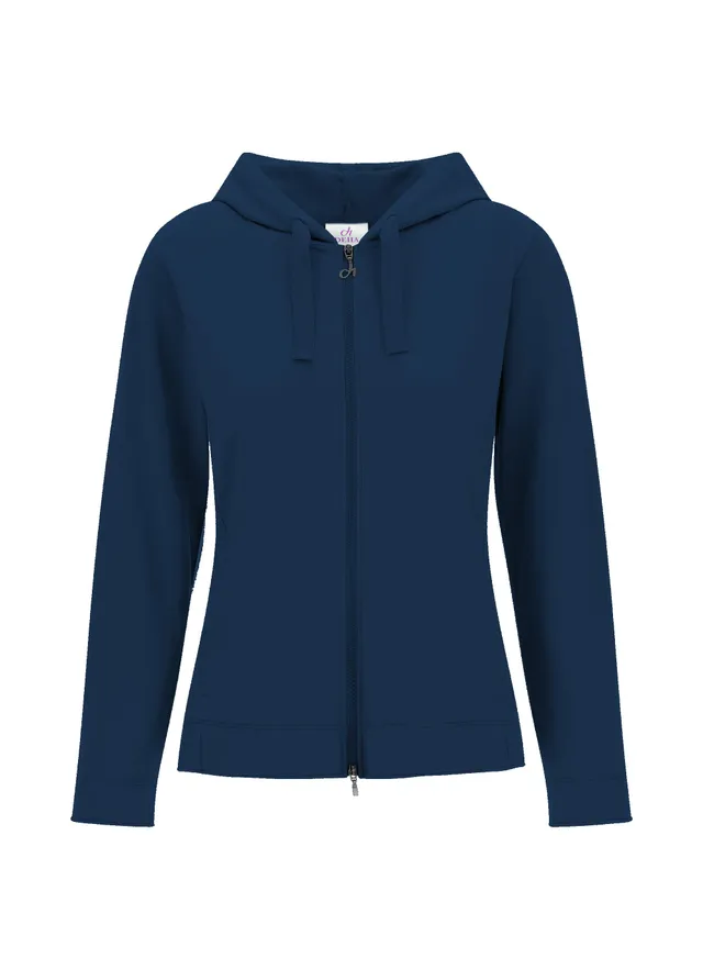 deha-felpa-core-leggera-con-zip-e-cappuccio-blu-2 image 1