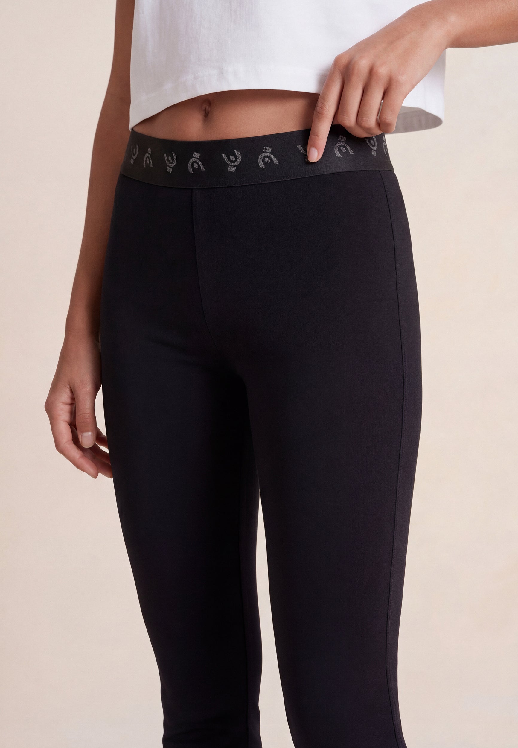 freddy-leggings-bambina-corsaro-jersey-elastico-logato-vita image 4