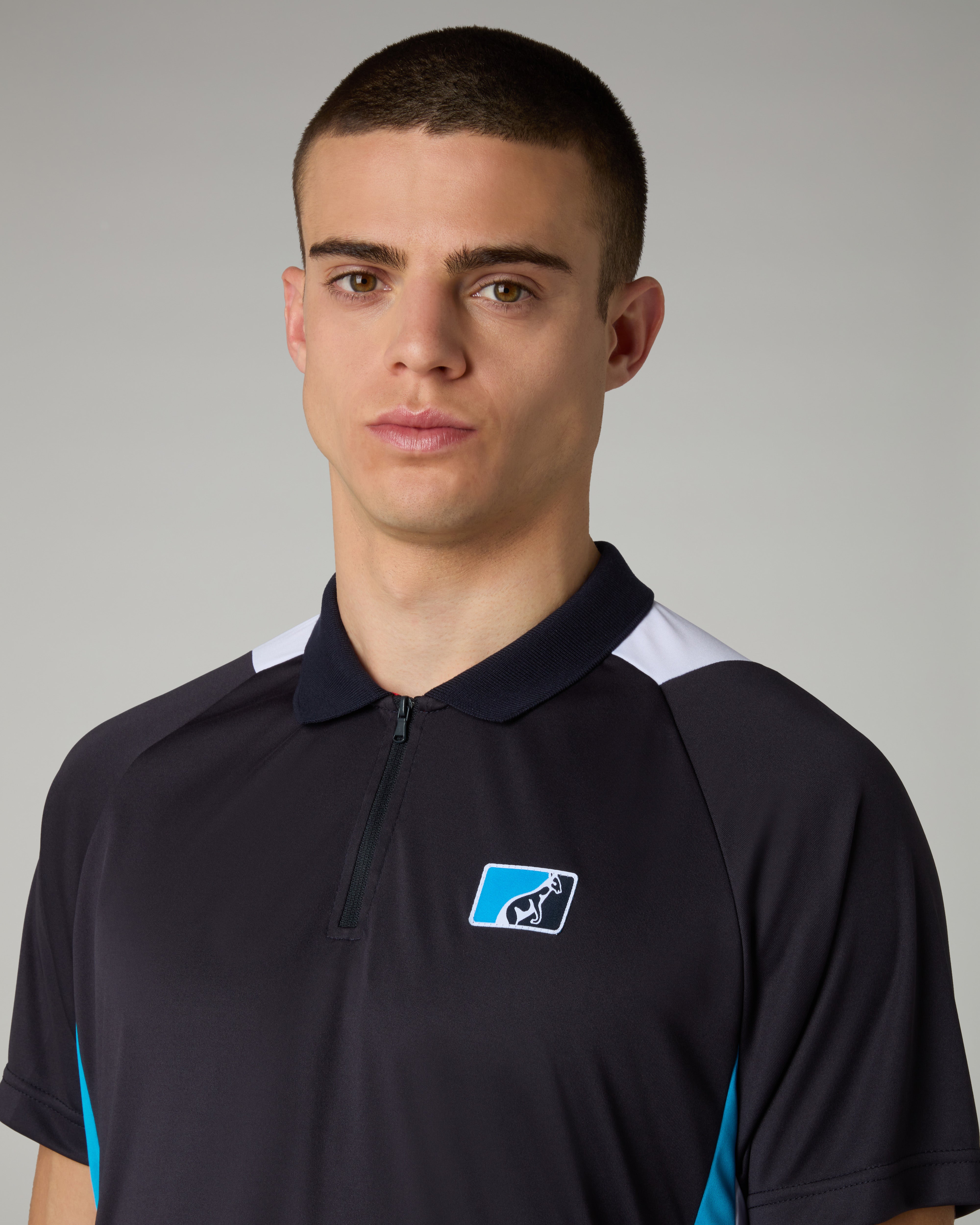 australian-league-polo-shirt-polo-tennis-blu-navy-traspirante image 4