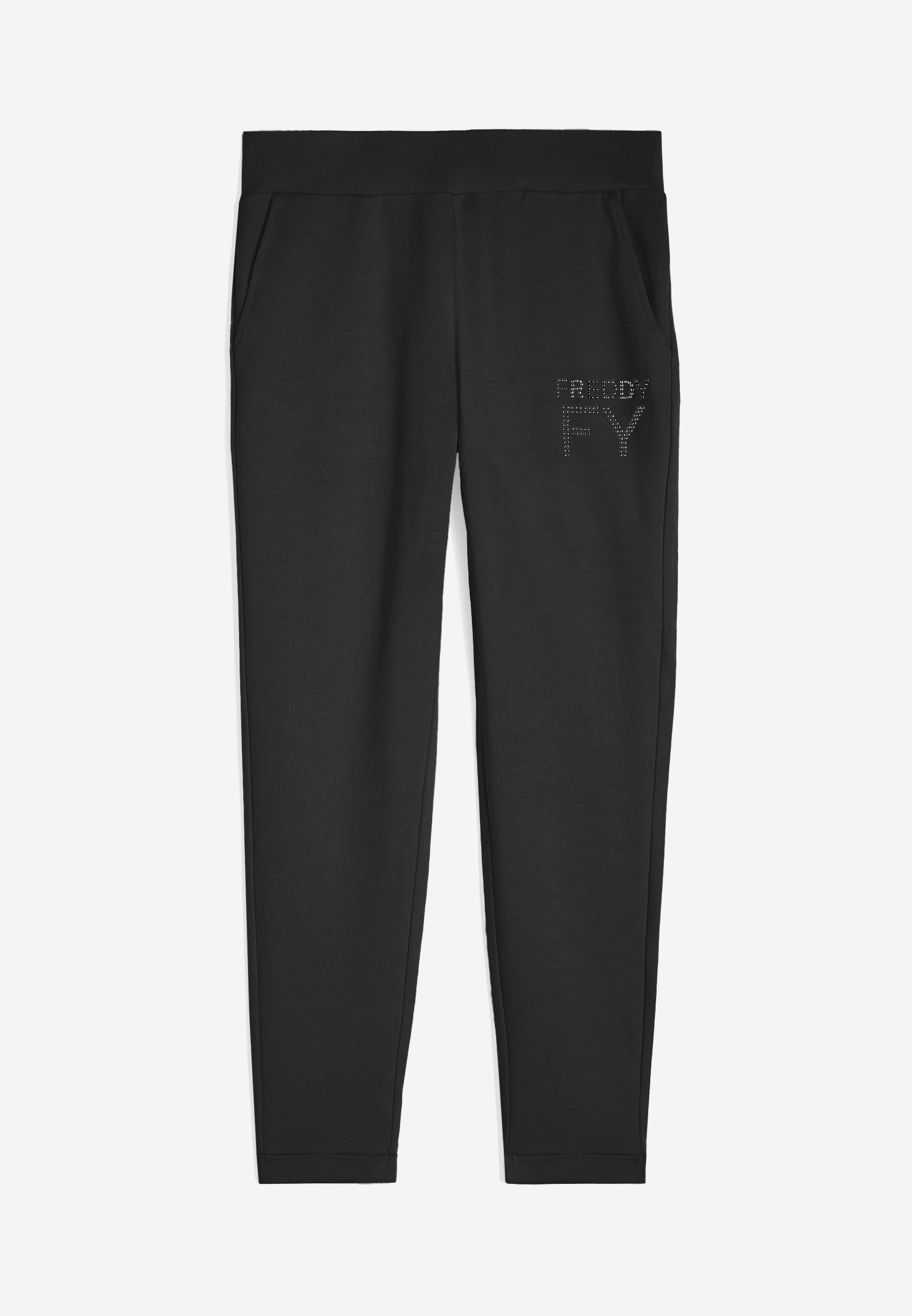 freddy-pantaloni-french-terry-modal-7-8-con-risvolto image 8