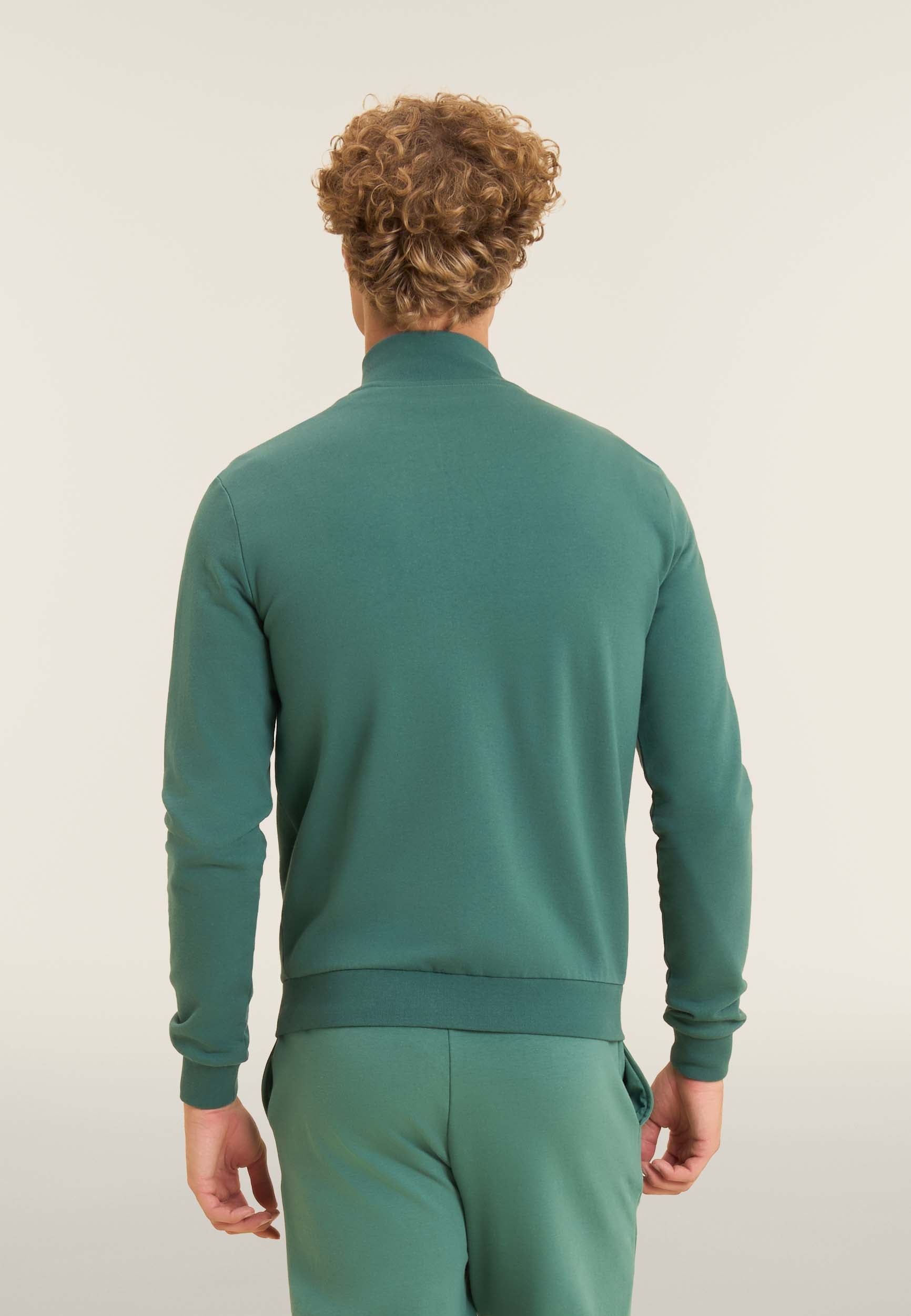 freddy-felpa-uomo-full-zip-collo-alto-in-cotone image 3