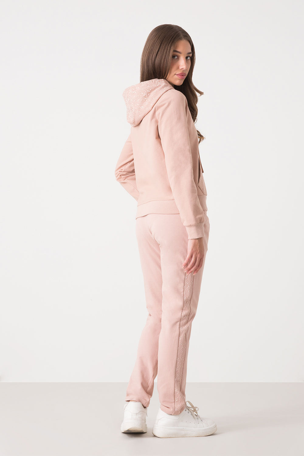 dimensione-danza-felpa-con-cappuccio-full-zip-donna-in-pizzo image 7