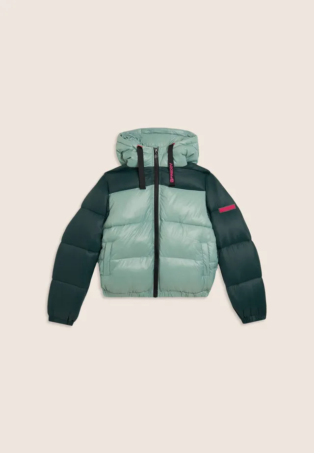 freddy-giubbotto-invernale-bambina-colour-block-cropped image 1