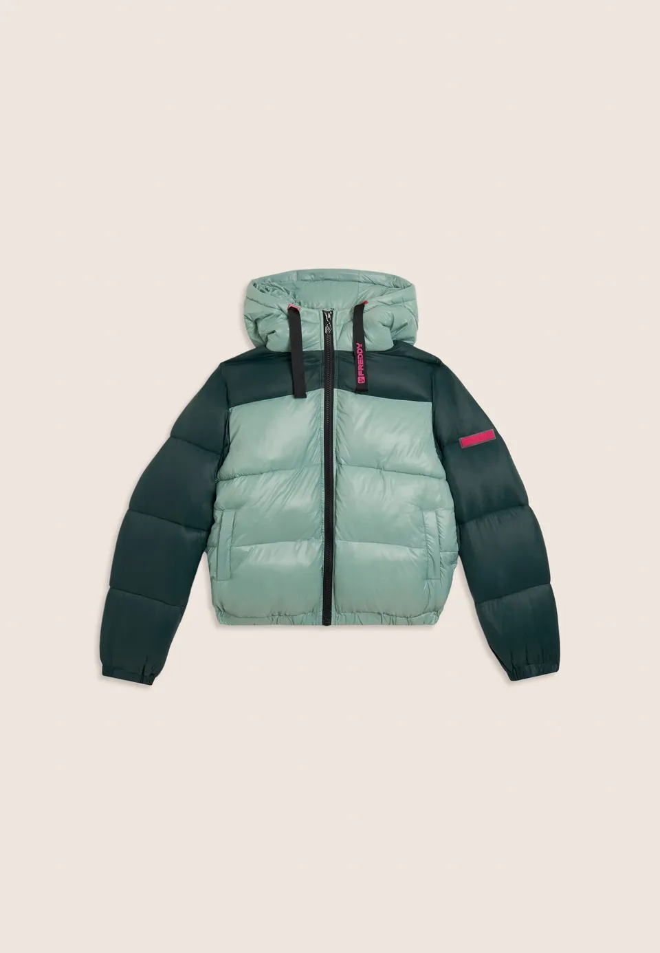 freddy-giubbotto-invernale-bambina-colour-block-cropped image 1