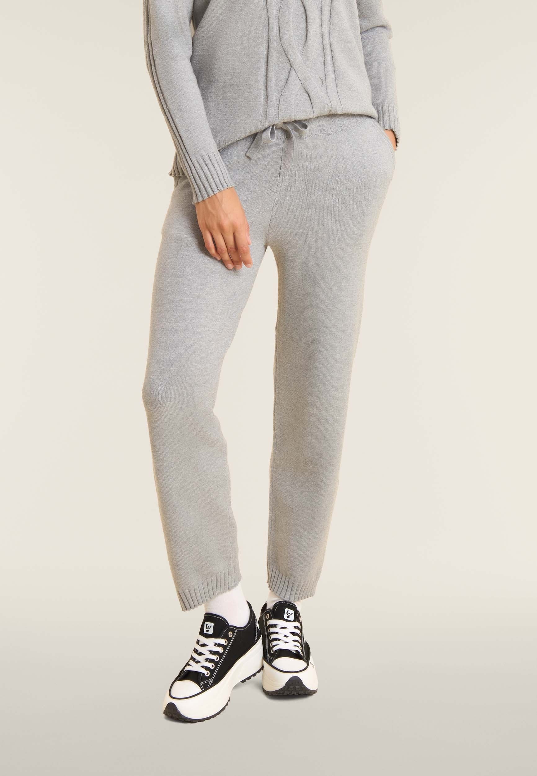 freddy-pantalone-donna-gamba-dritta-in-tricot-con-coulisse image 1