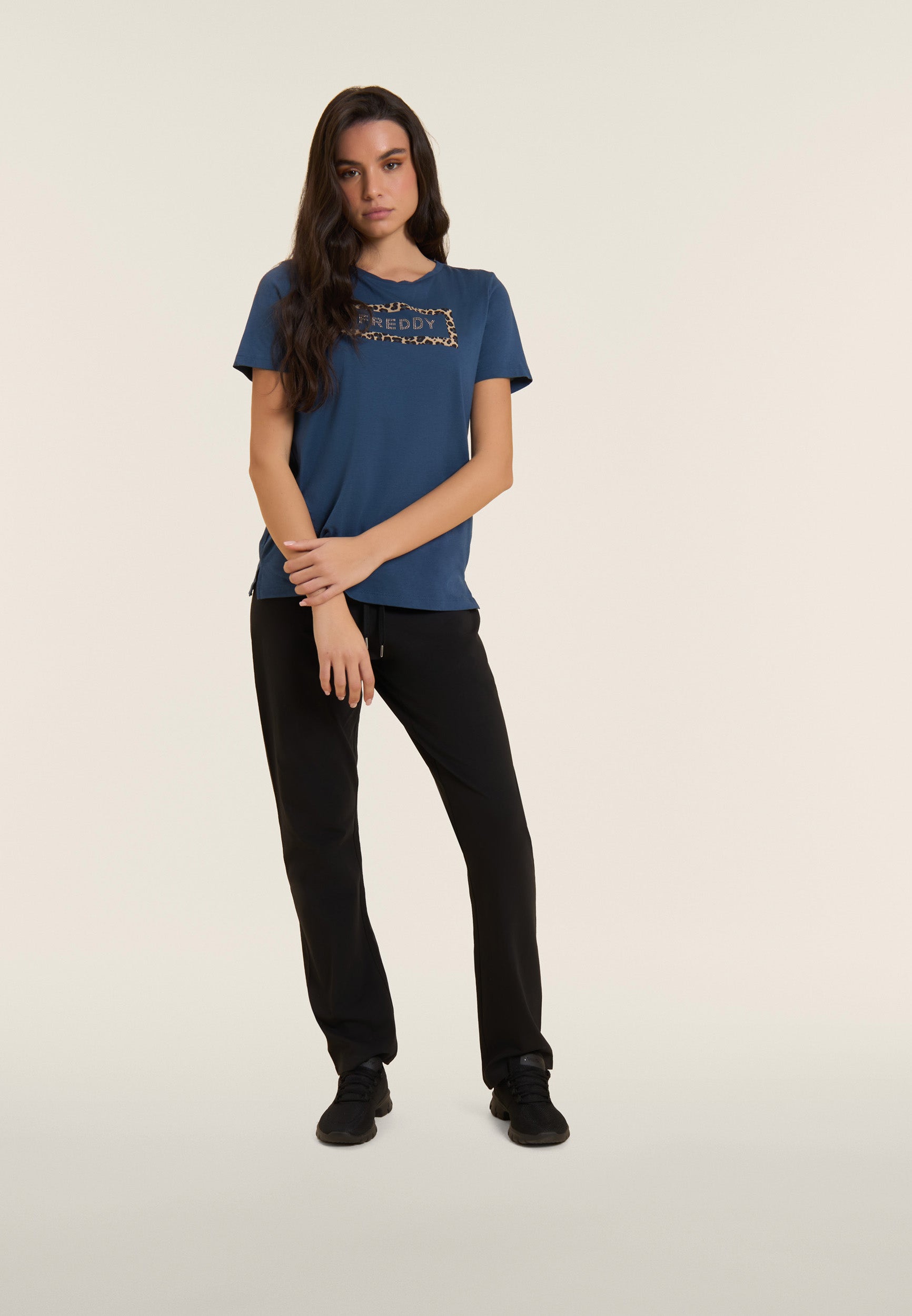freddy-pantaloni-sportivi-regular-fit-gamba-dritta-in-jersey-cotone image 5