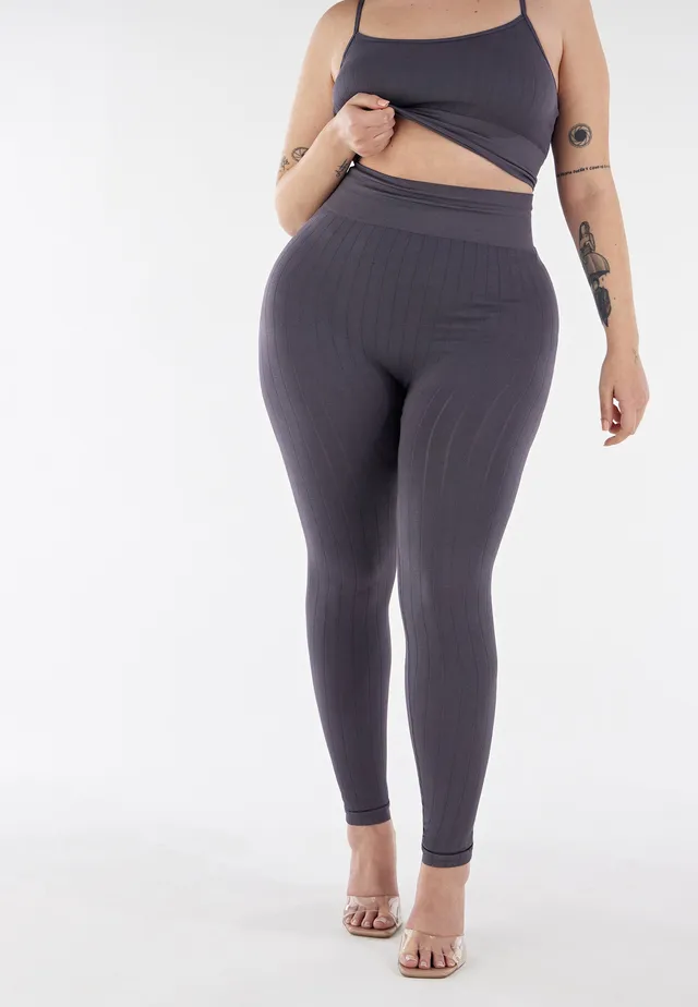freddy-pantaloni-slim-fit-vita-alta-in-tricot-a-costine image 1