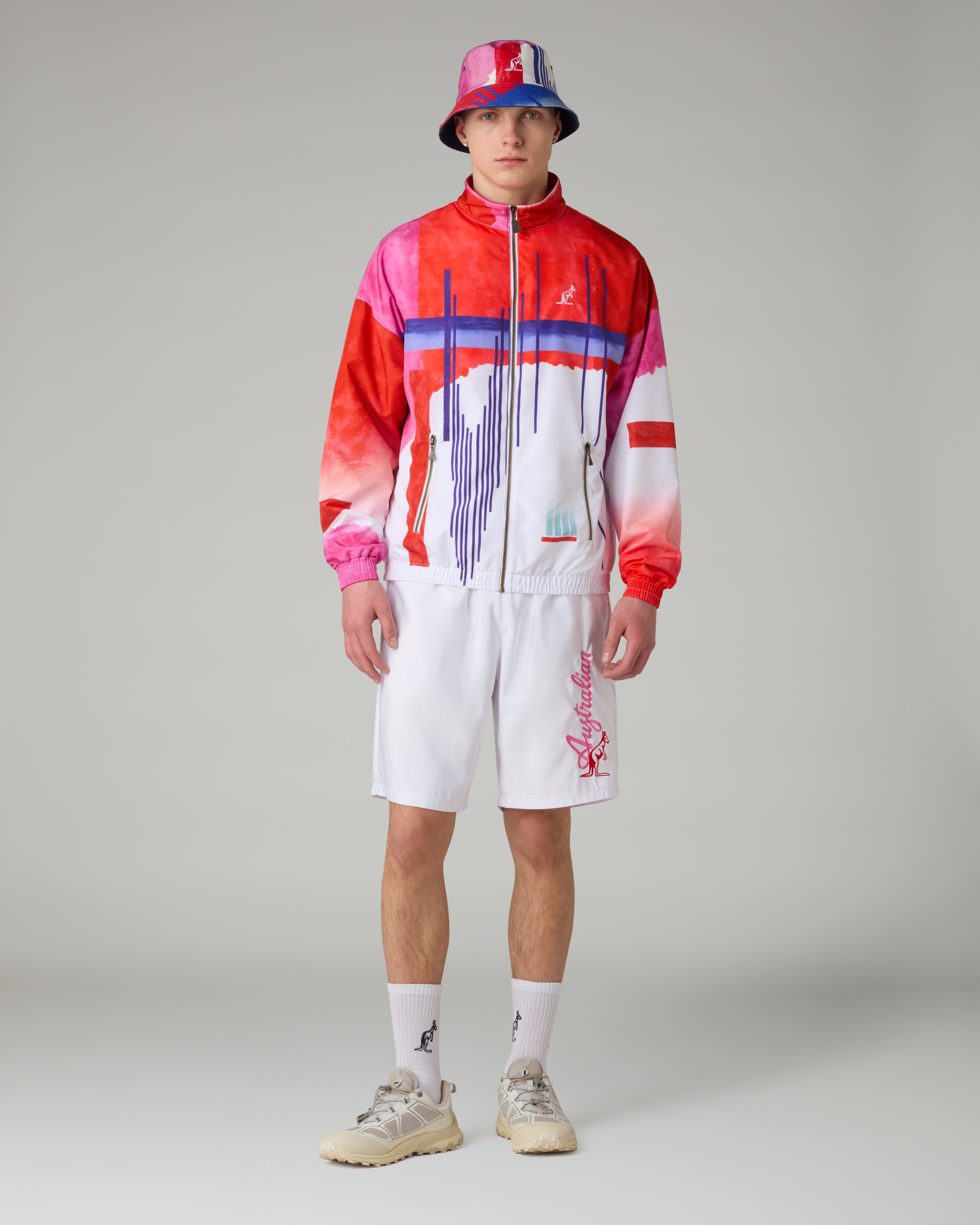 australian-goran-short-bianco-in-tessuto-antibes-con-fodera-mesh image 2