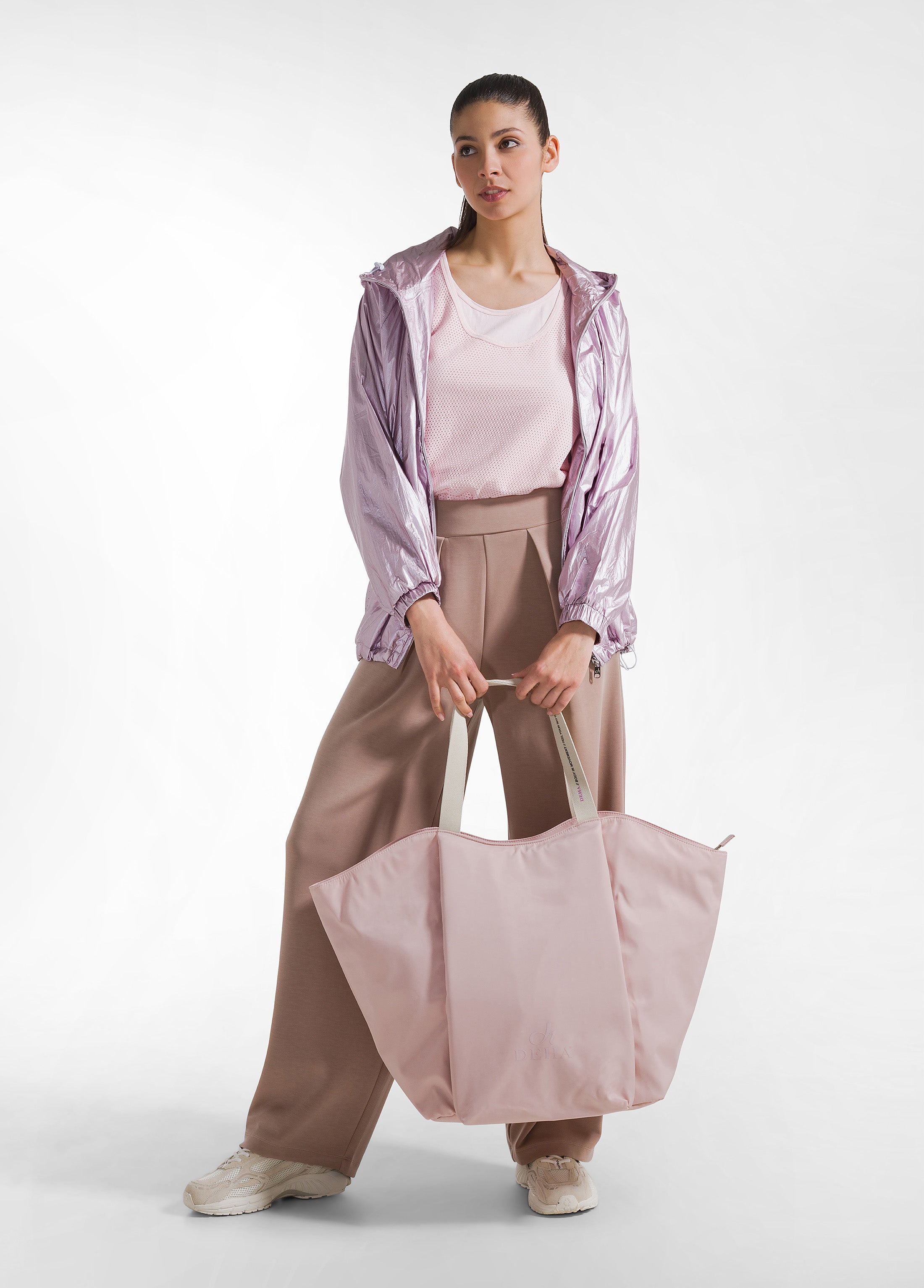 deha-d42914-borsa-da-viaggio-in-nylon-rosa image 1