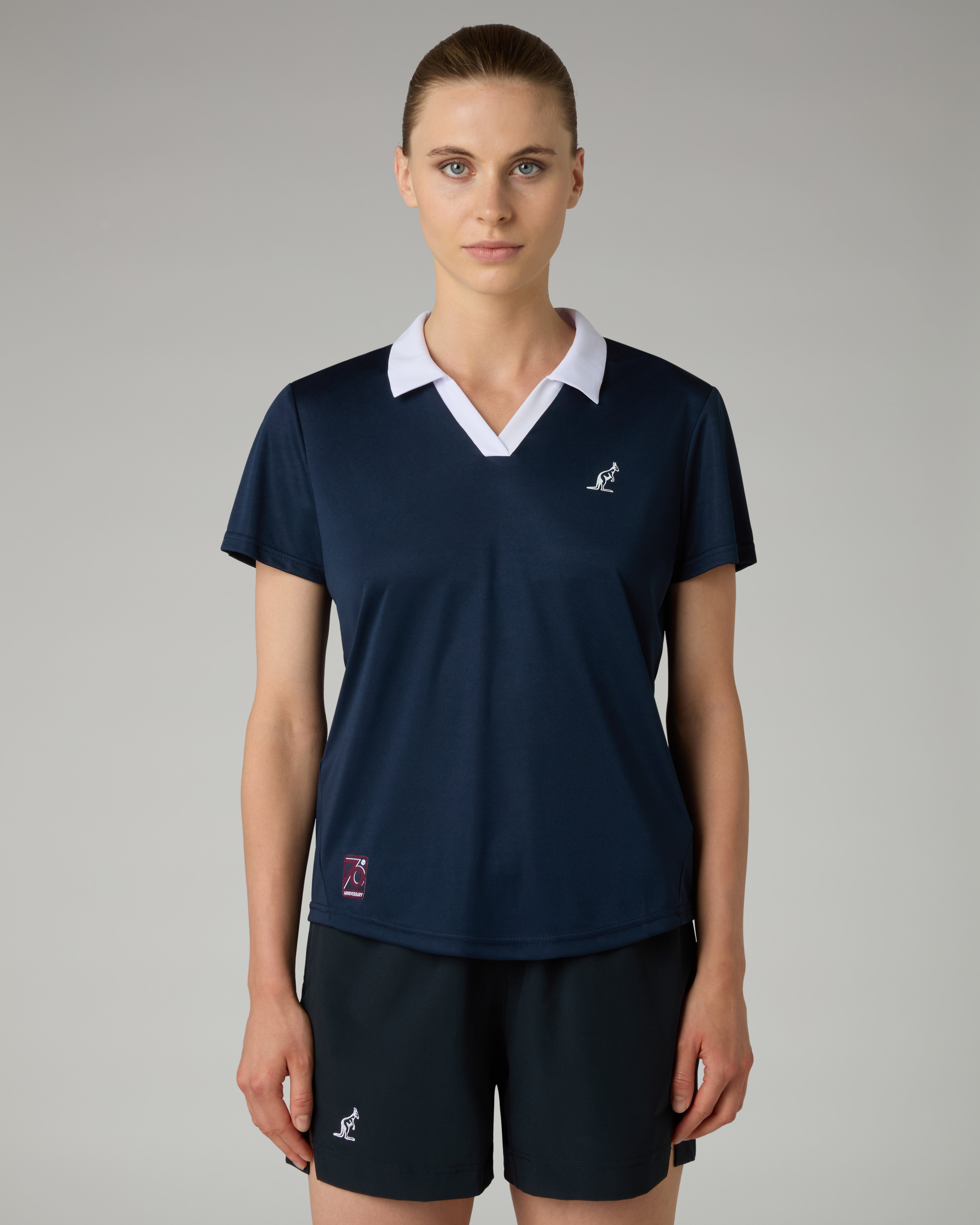 australian-perfect-polo-shirt-eclipse-blue-polo-tennis-performance-70-anniversar image 1