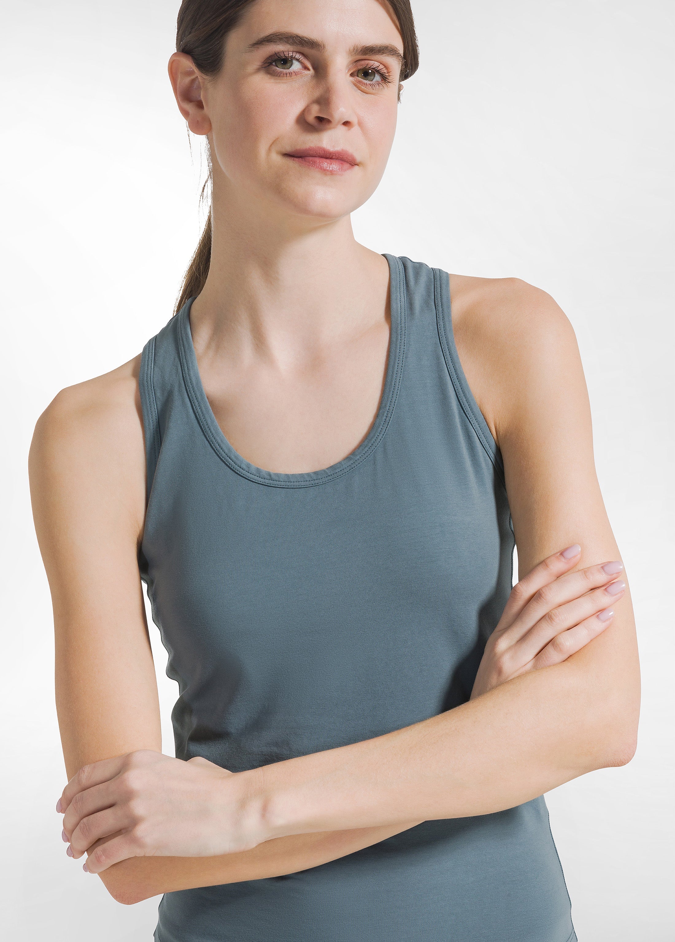 deha-canotta-sportiva-jersey-stretch-blu-con-reggiseno-interno-2 image 3