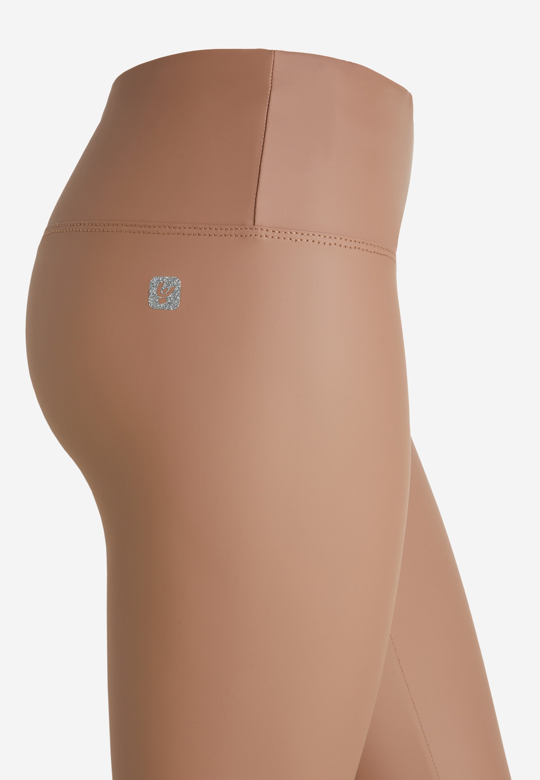 freddy-leggings-vita-alta-7-8-coated-effetto-pelle image 3