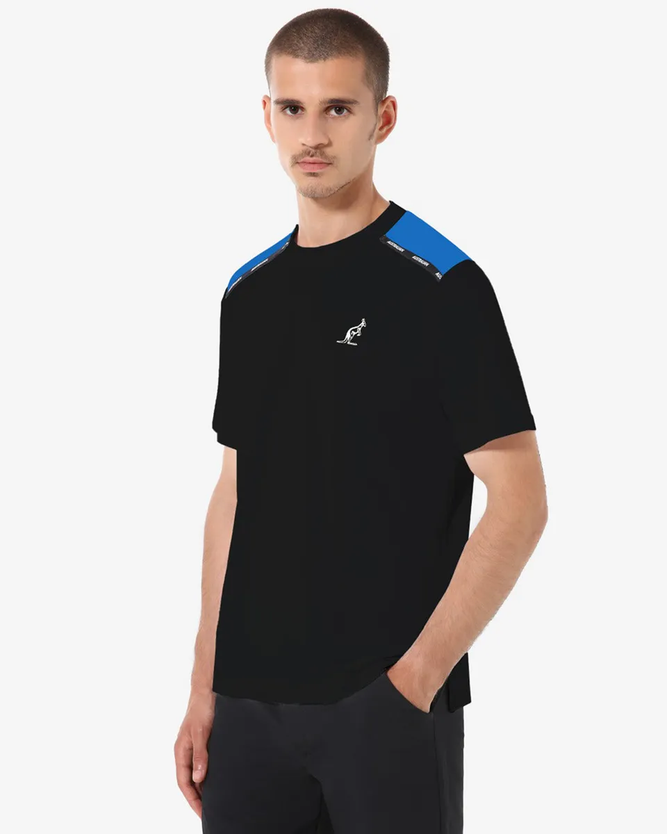 australian-tech-piquet-t-shirt-sportswear-t-shirt-tecnica-nera image 1