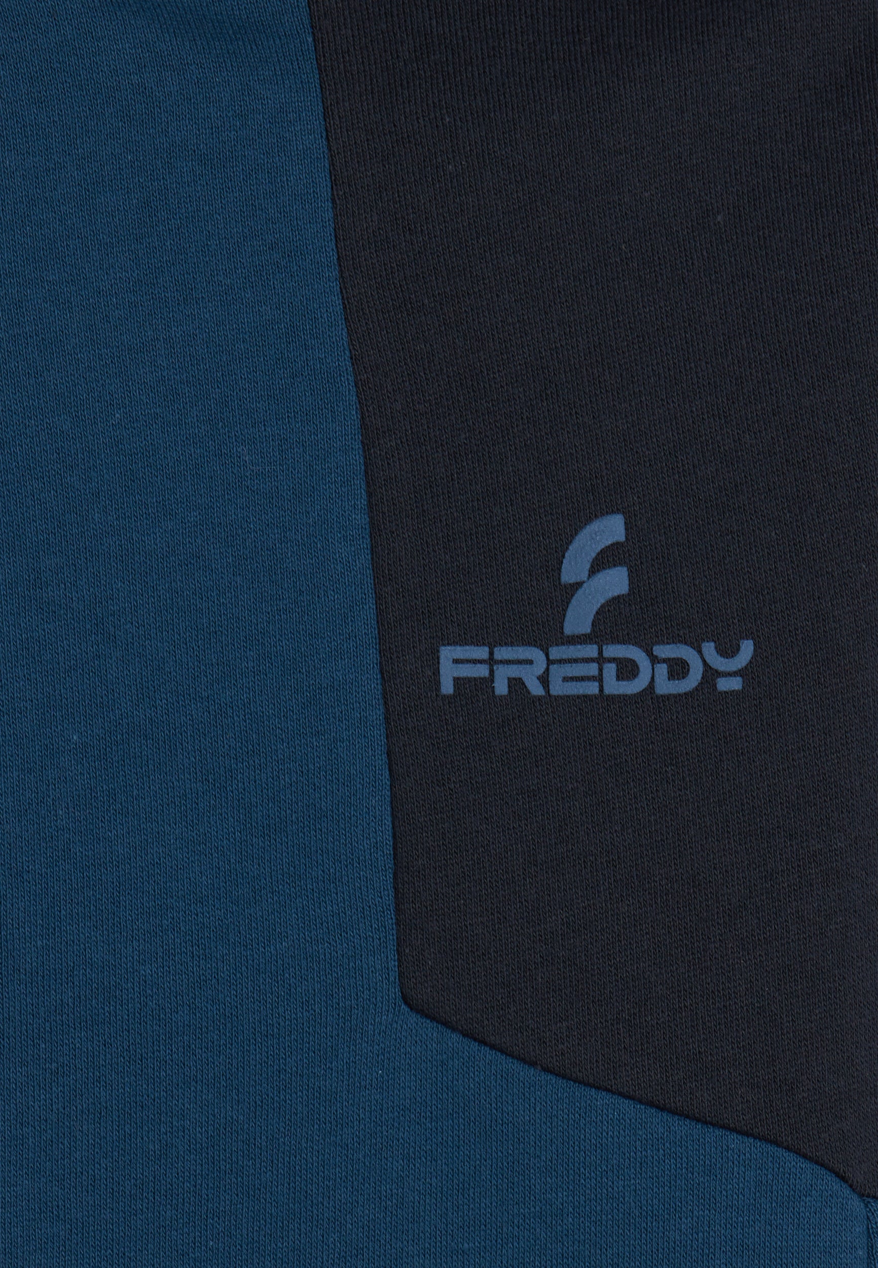 freddy-wr-up-felpa-uomo-full-zip-a-blocchi-di-colore-in-misto-cotone image 3