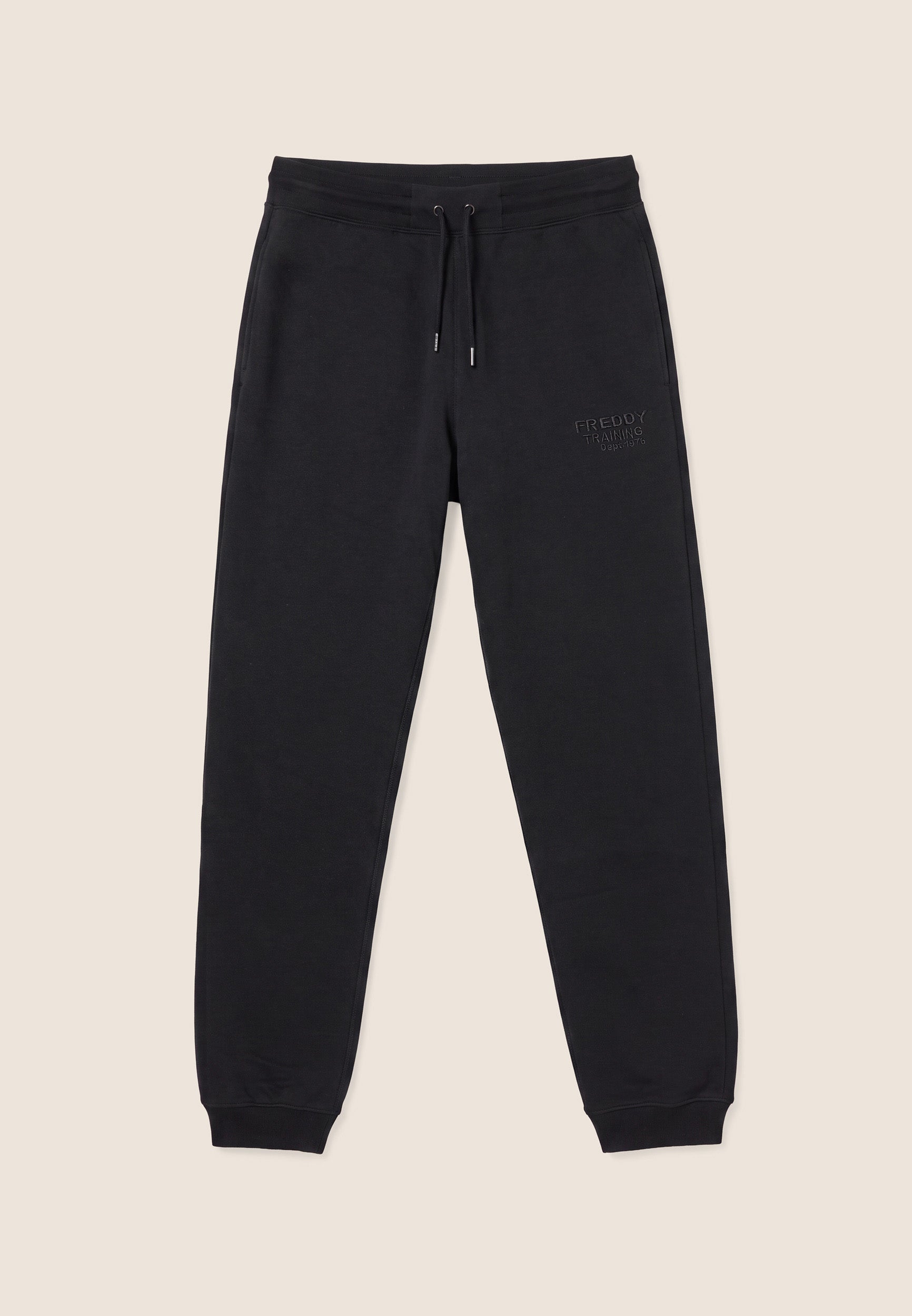 freddy-pantaloni-sportivi-uomo-regular-fit-con-polsino-in-felpa-garzata image 5