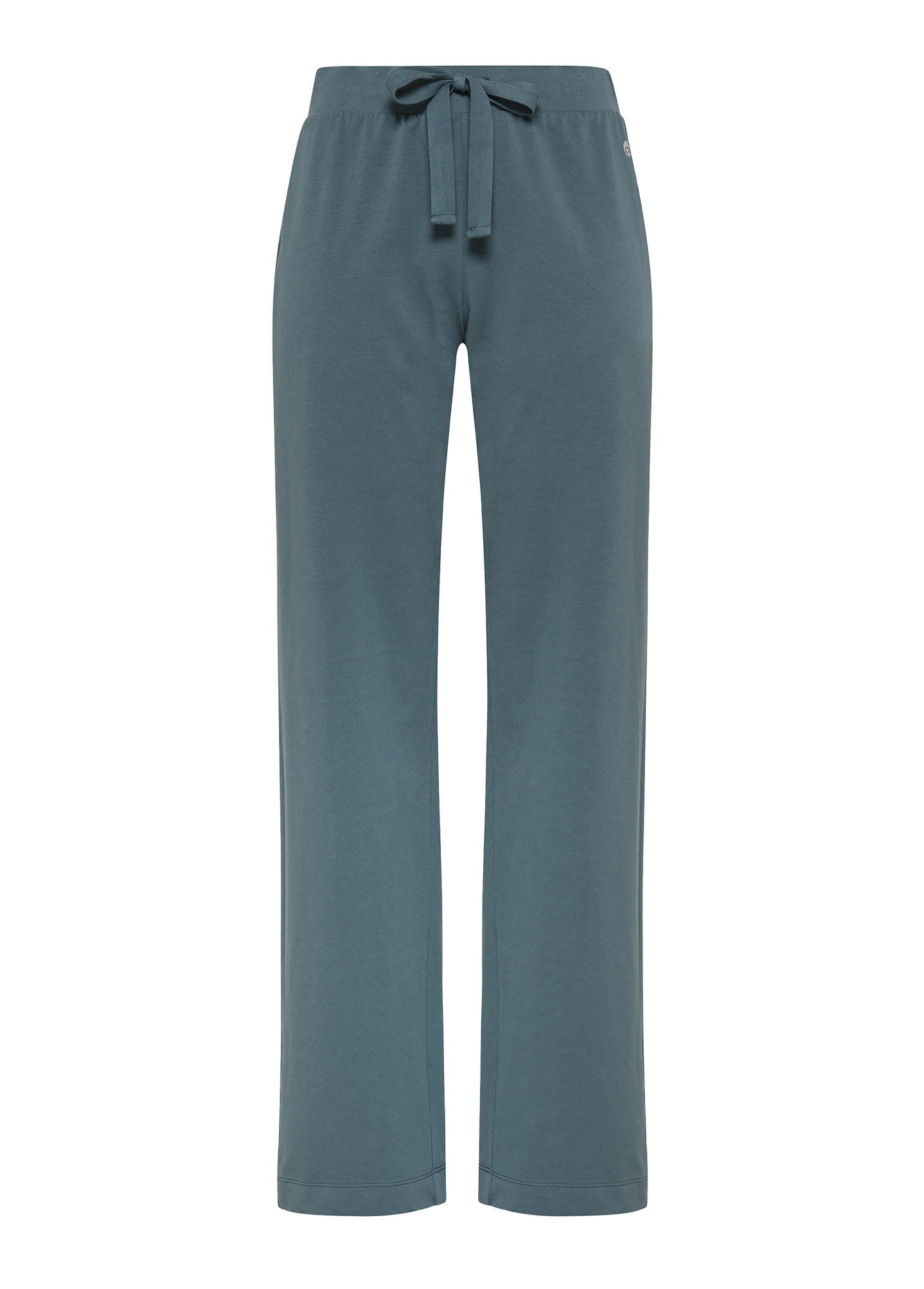 deha-pantalone-felpa-organica-blu-vita-con-coulisse image 1